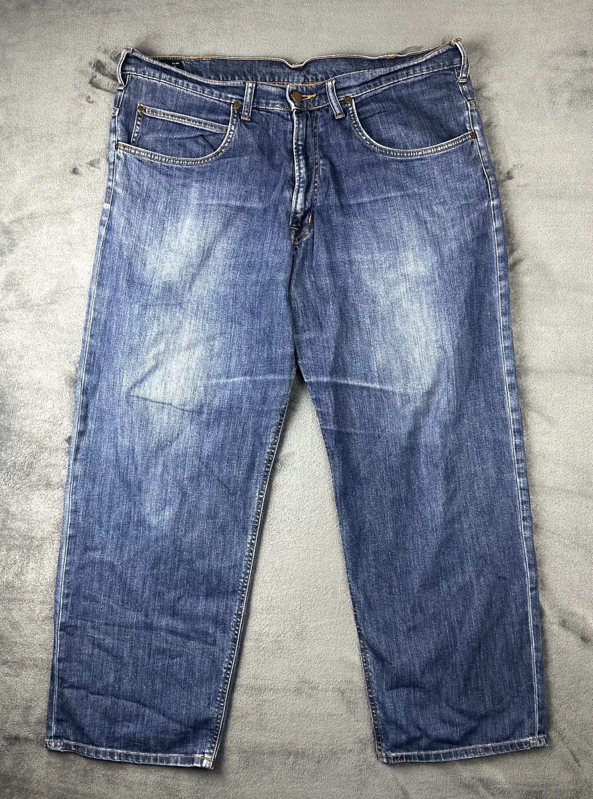 Lee Men’s Blue Relaxed Fit Straight Leg Jeans W40 L26 / L27 Mid Wash image 7