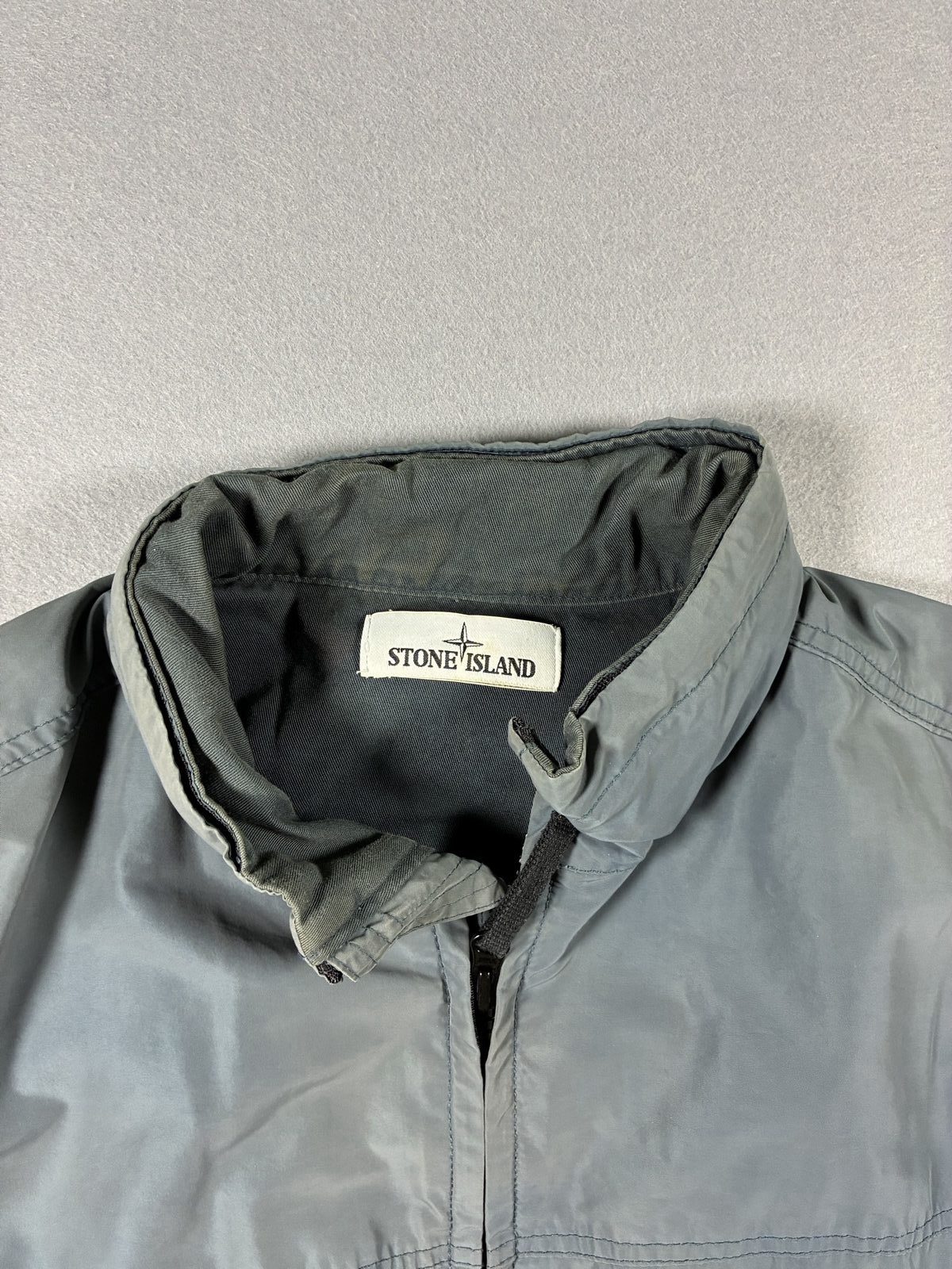 Stone Island Grey Men's Lightweight Zip-Up Jacket Large image 2