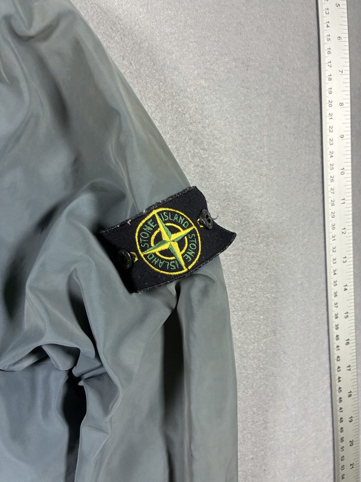 Stone Island Grey Men's Lightweight Zip-Up Jacket Large image 3