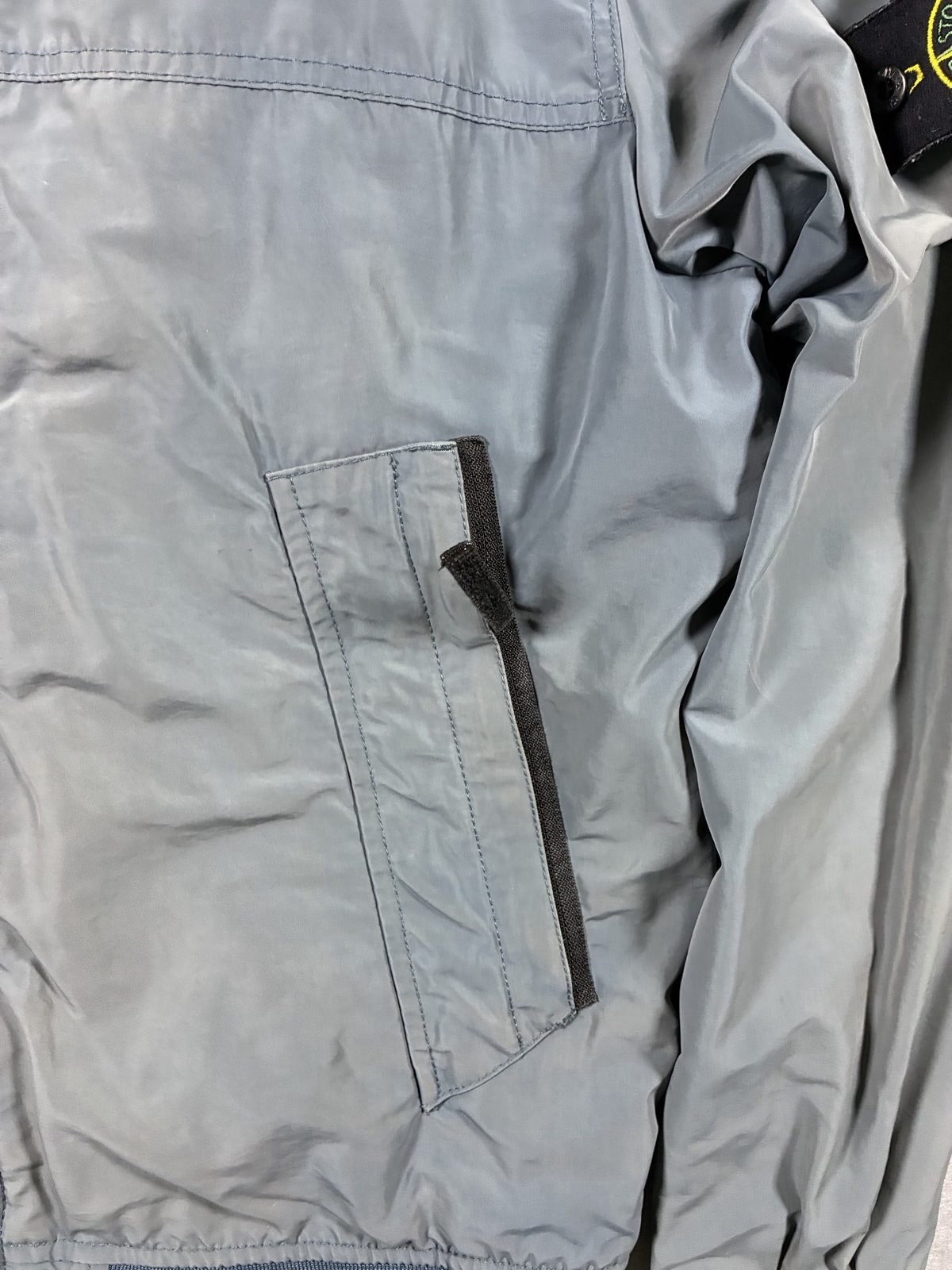 Stone Island Grey Men's Lightweight Zip-Up Jacket Large image 4
