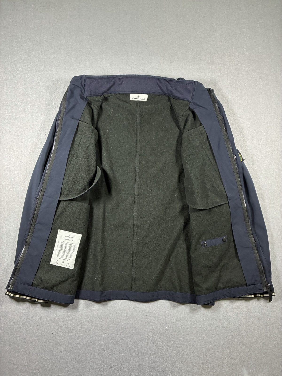 Stone Island Navy Blue Casual Jacket Large With Badge image 7