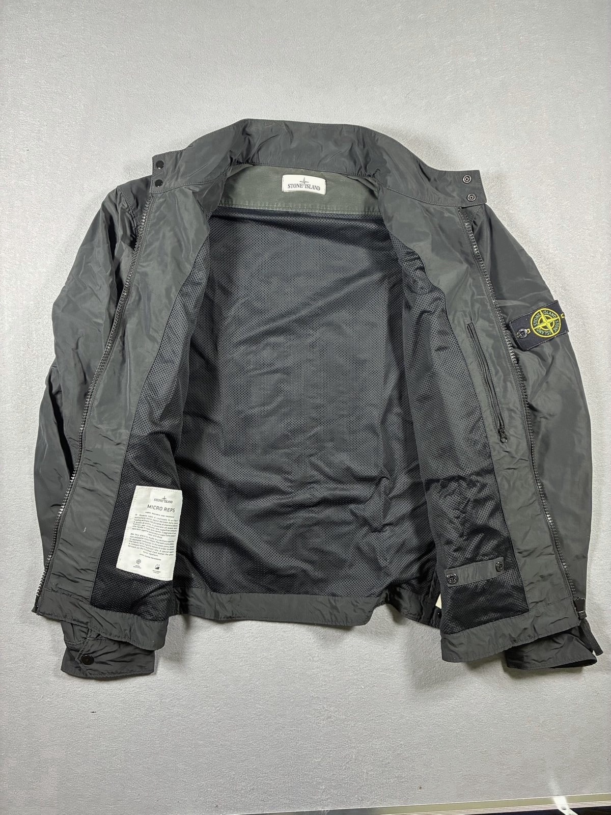 Stone Island Black Micro Reps Lightweight Jacket Medium image 4