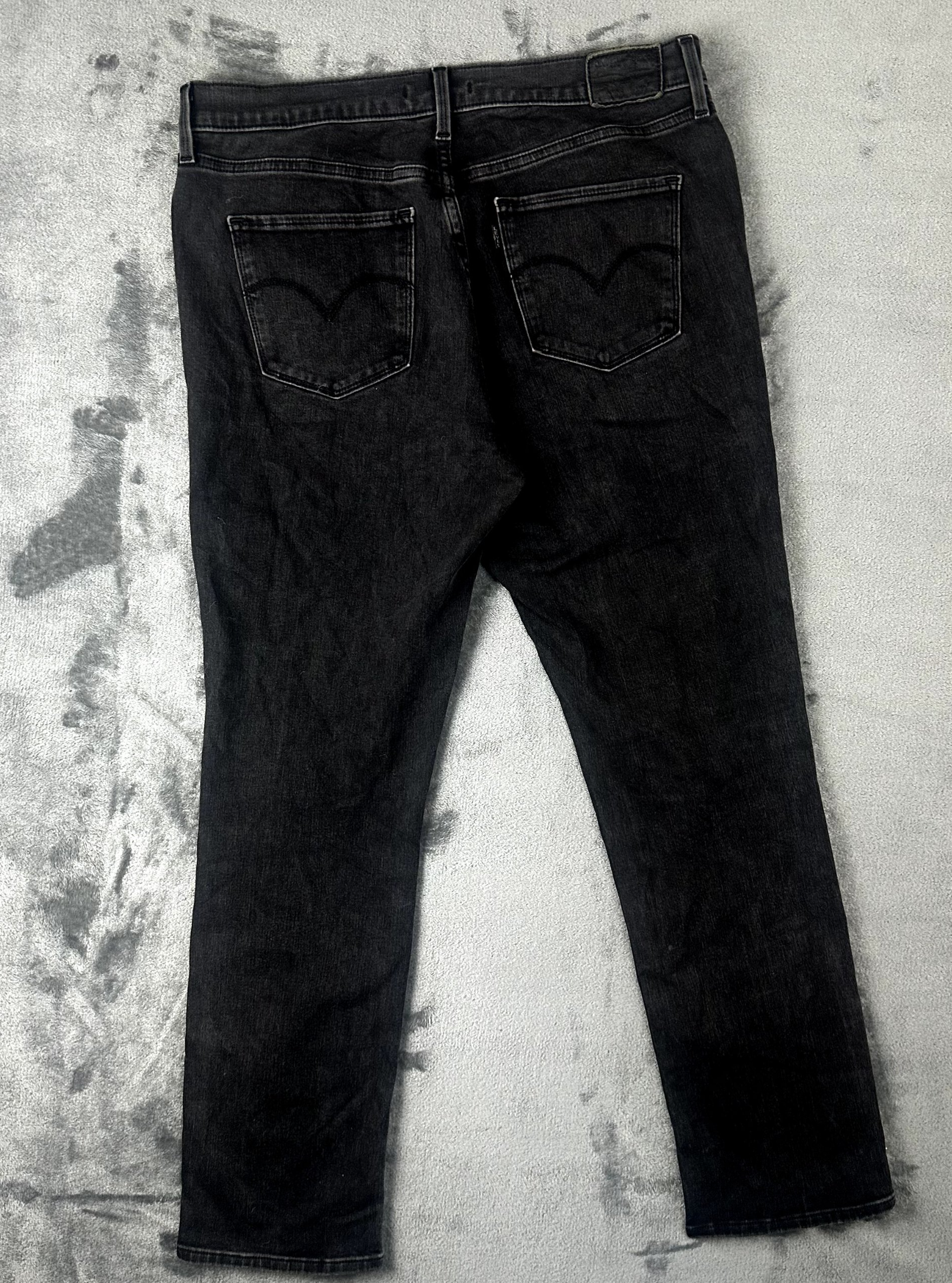 Levi's Premium 312 Shaping Slim Jeans Grey Black Size 31 W31 image 3