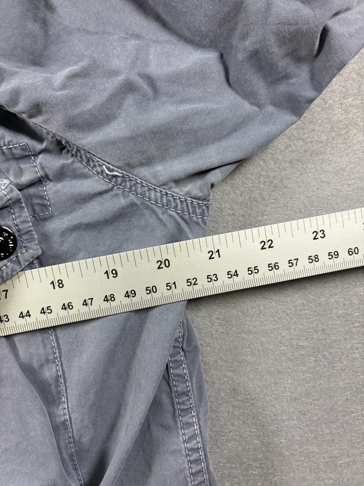 Stone Island Grey Zip Front Shirt Jacket Large image 8