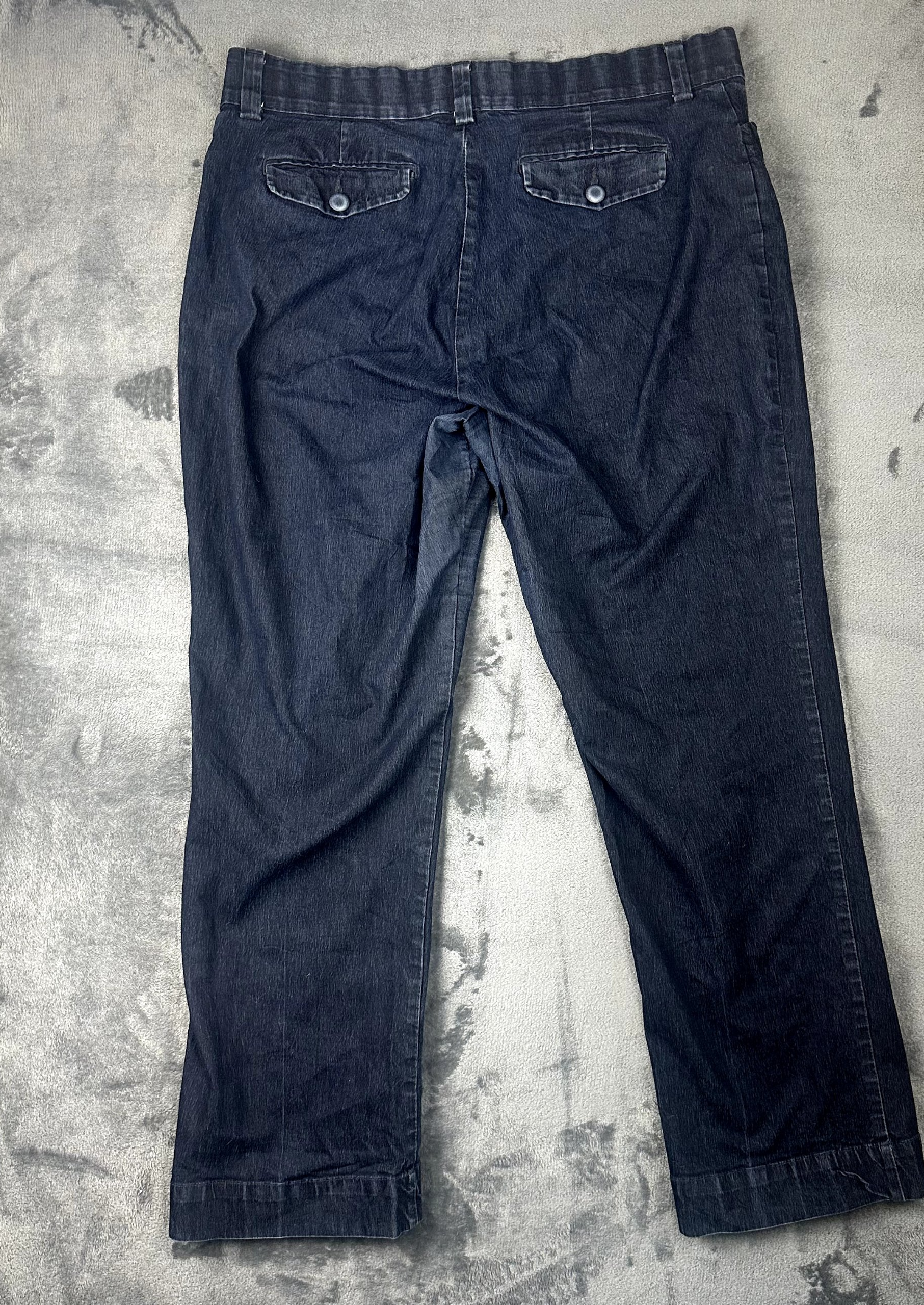 Lee Platinum Label Dark Wash Jeans Size 20W Plus Size No-Gap Waistband image 5