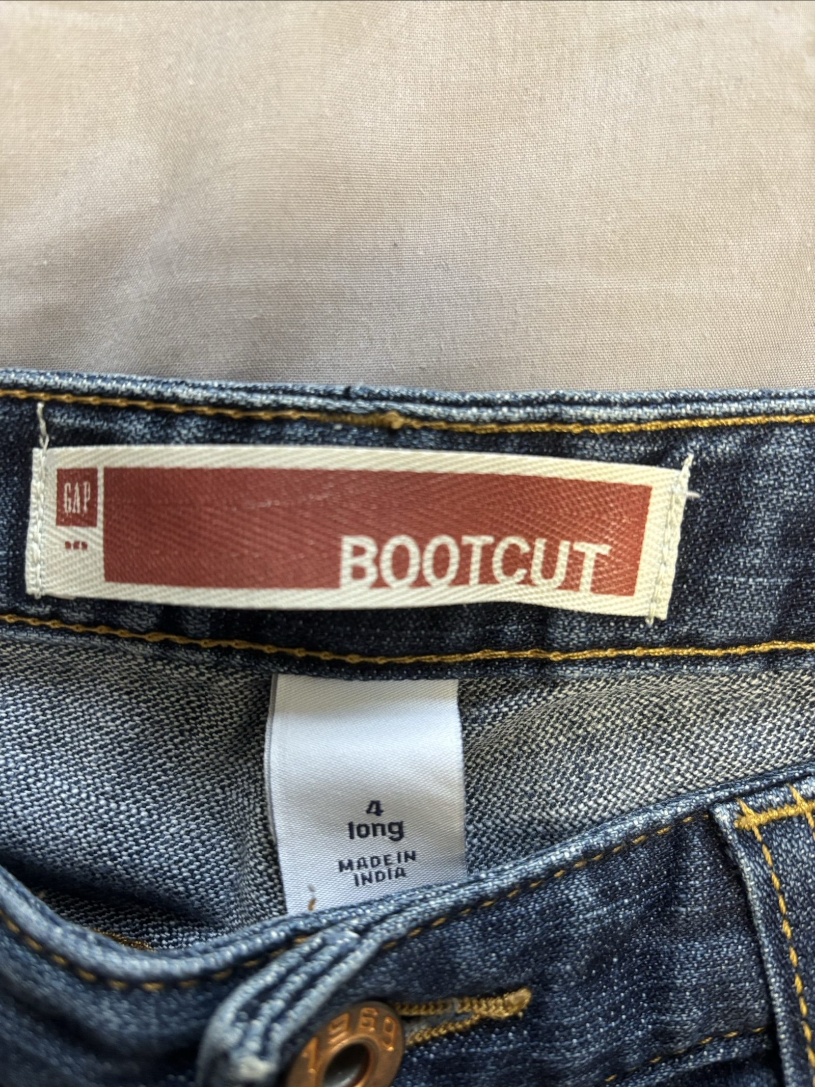 Gap Blue Bootcut Jeans Size 4 Long Women's image 2