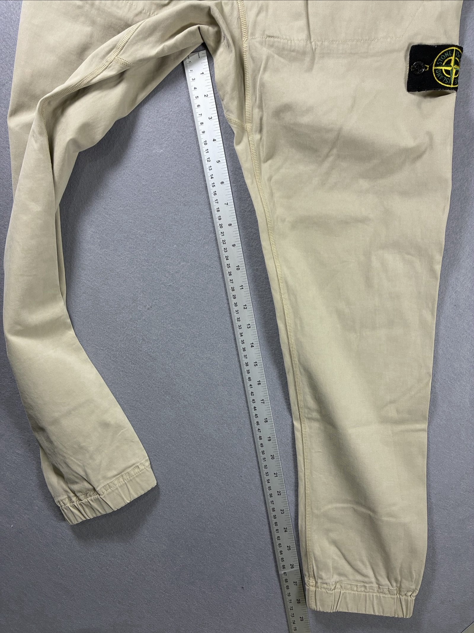 Stone Island Beige Cargo Joggers Large Relaxed Fit image 7