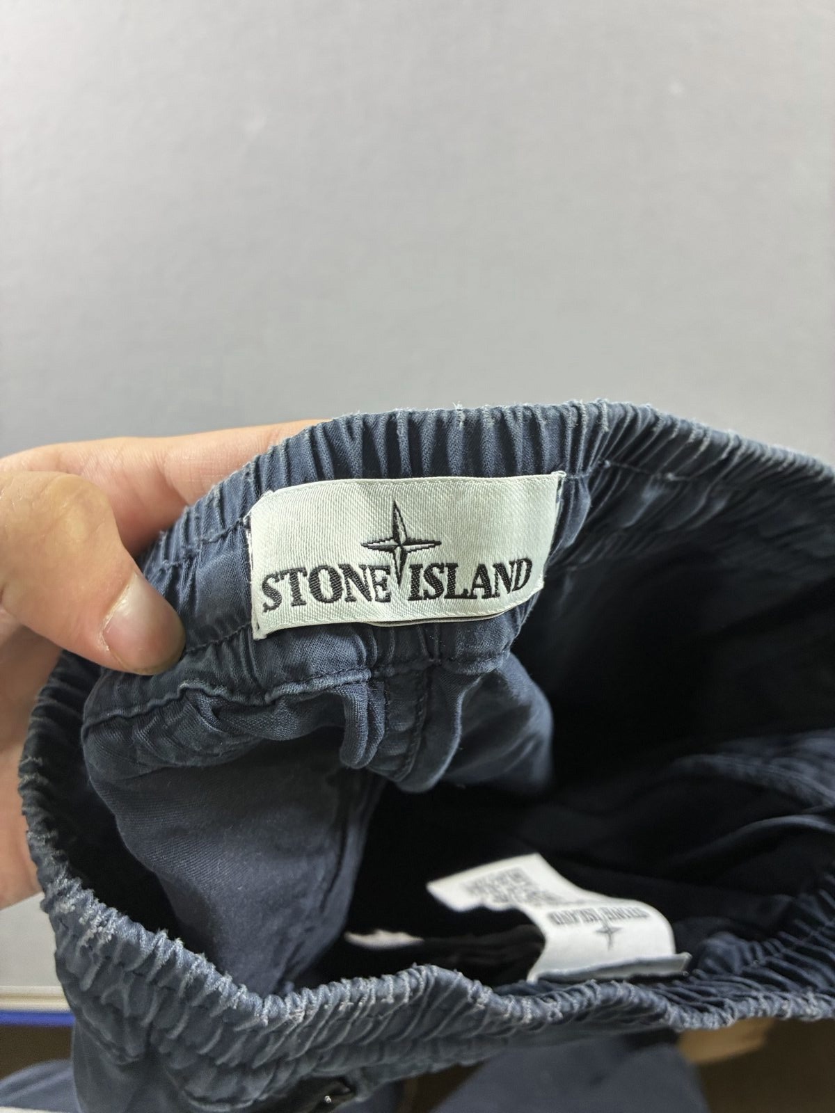 Stone Island Navy Cargo Joggers Trousers 30 Slim Fit Type RE-T image 3