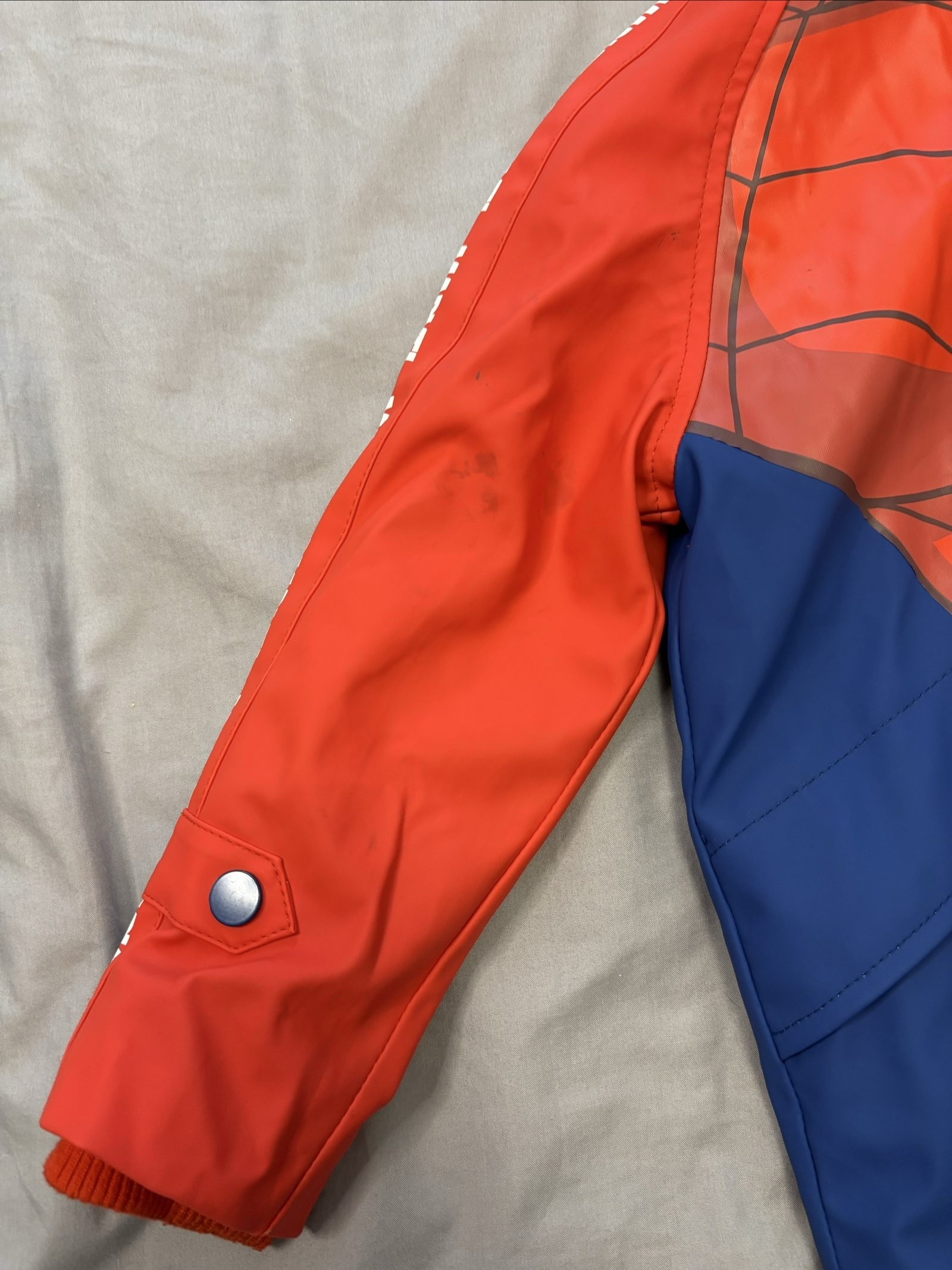 Marvel Kids Red & Navy Spider-Man Hooded Jacket 2-3 Years image 3
