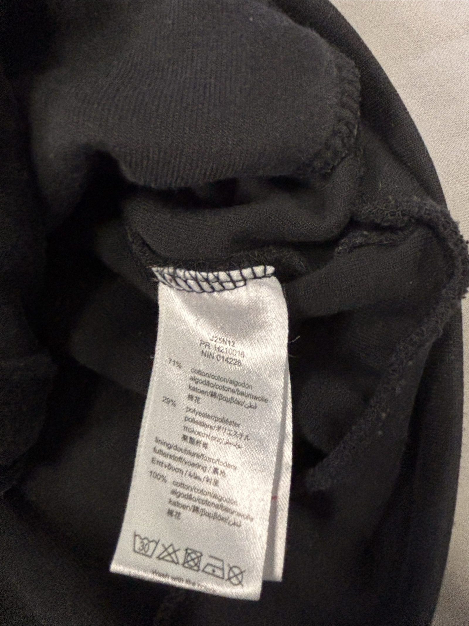 Hugo Boss Black Zip-Up Sweatshirt XS Unisex Cotton Blend image 4