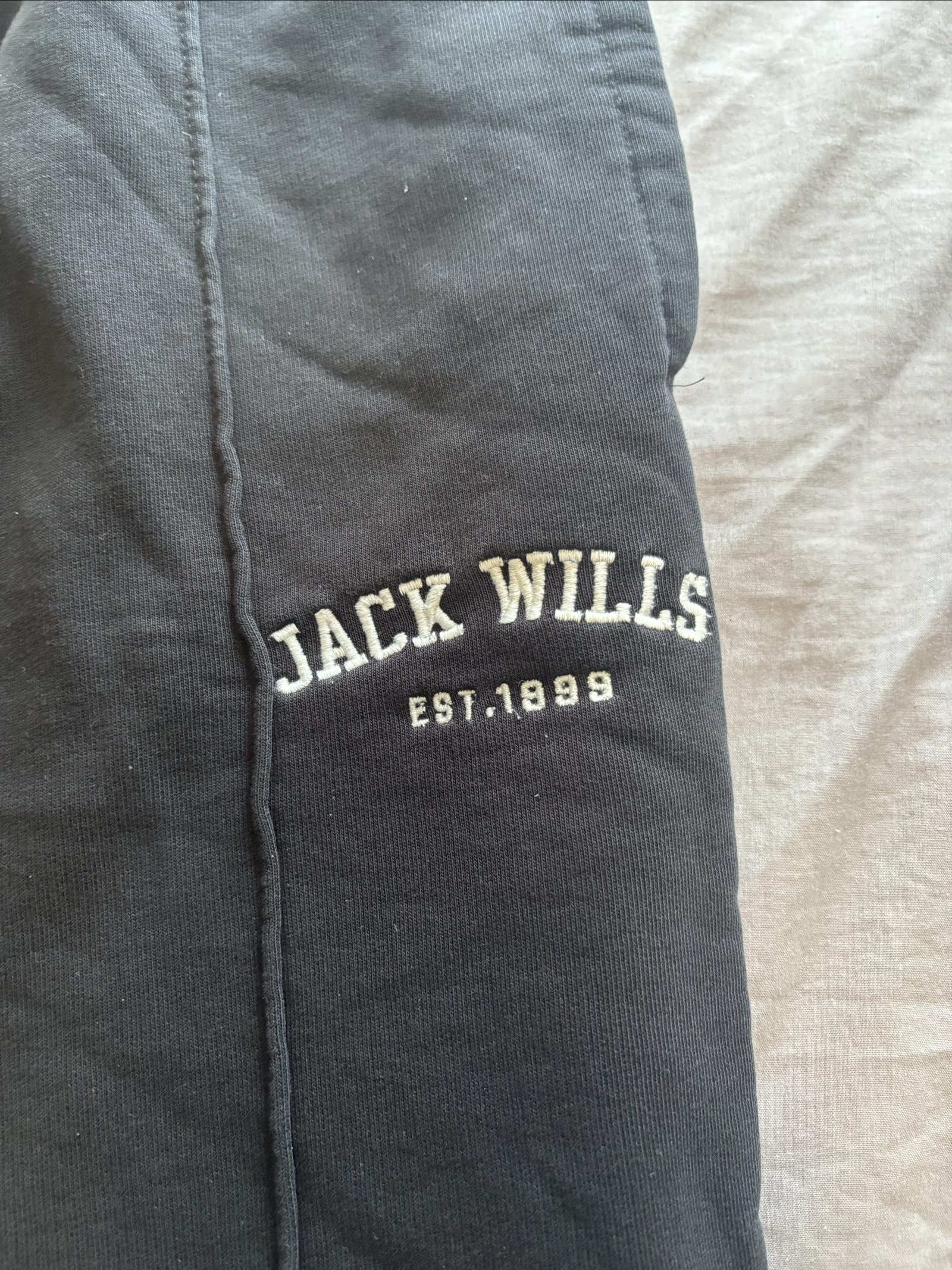 Jack Wills Black Cotton Joggers UK 6 / US 2 image 2