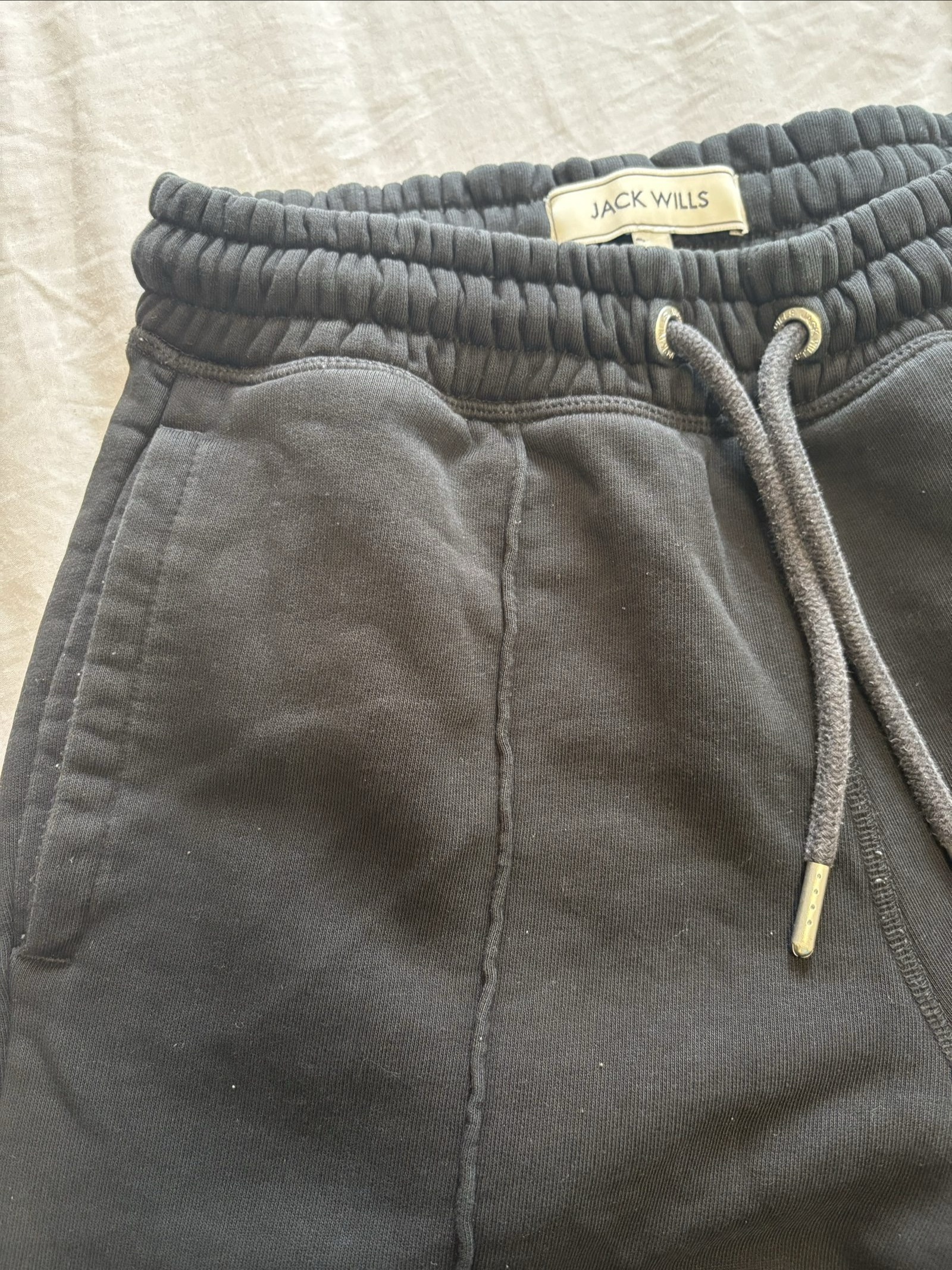 Jack Wills Black Cotton Joggers UK 6 / US 2 image 3