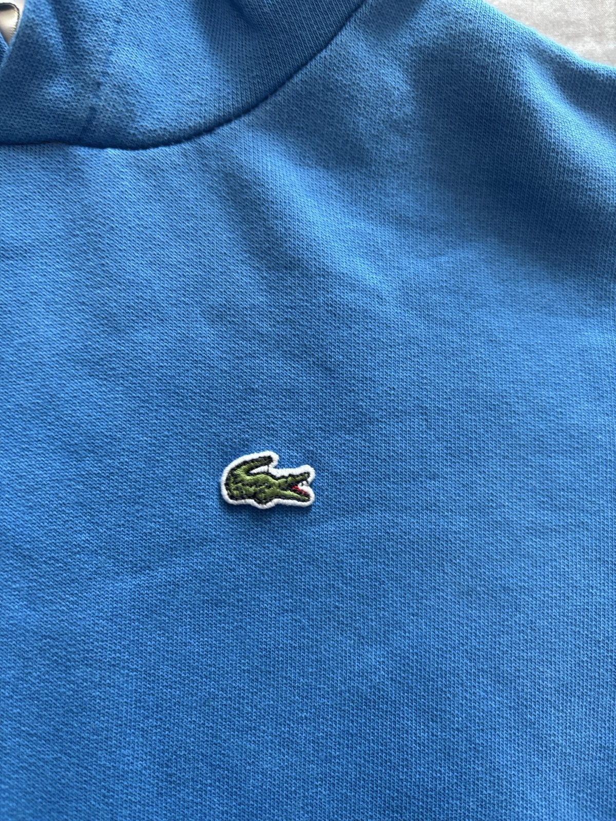 Lacoste Blue Cotton Blend Hoodie Kids 10 image 3