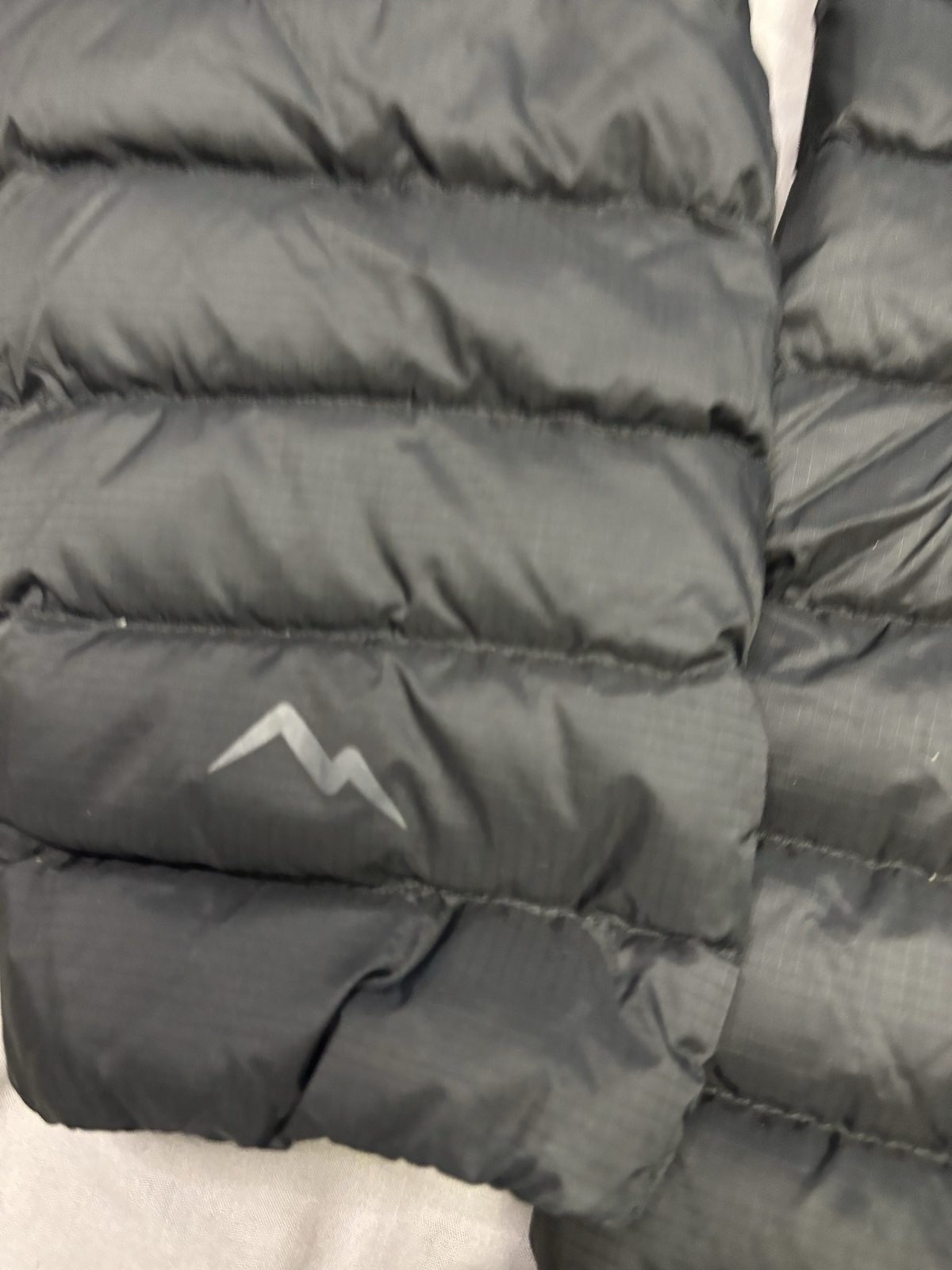 Peter Storm Black Hooded Puffer Coat Size 14 image 3