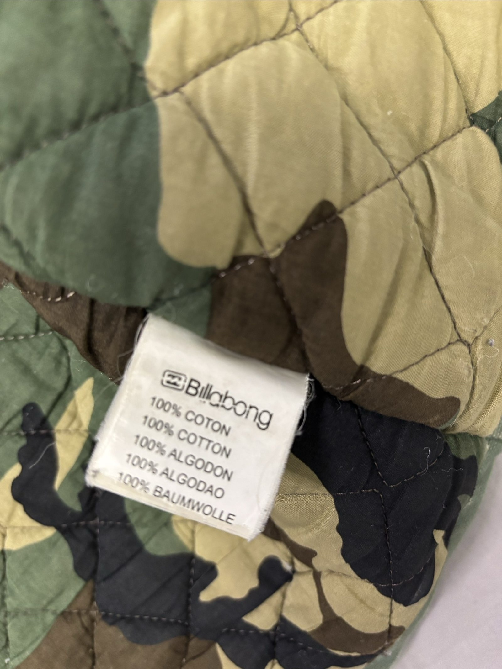 Billabong Green faux Fur Hooded Jacket Medium image 9