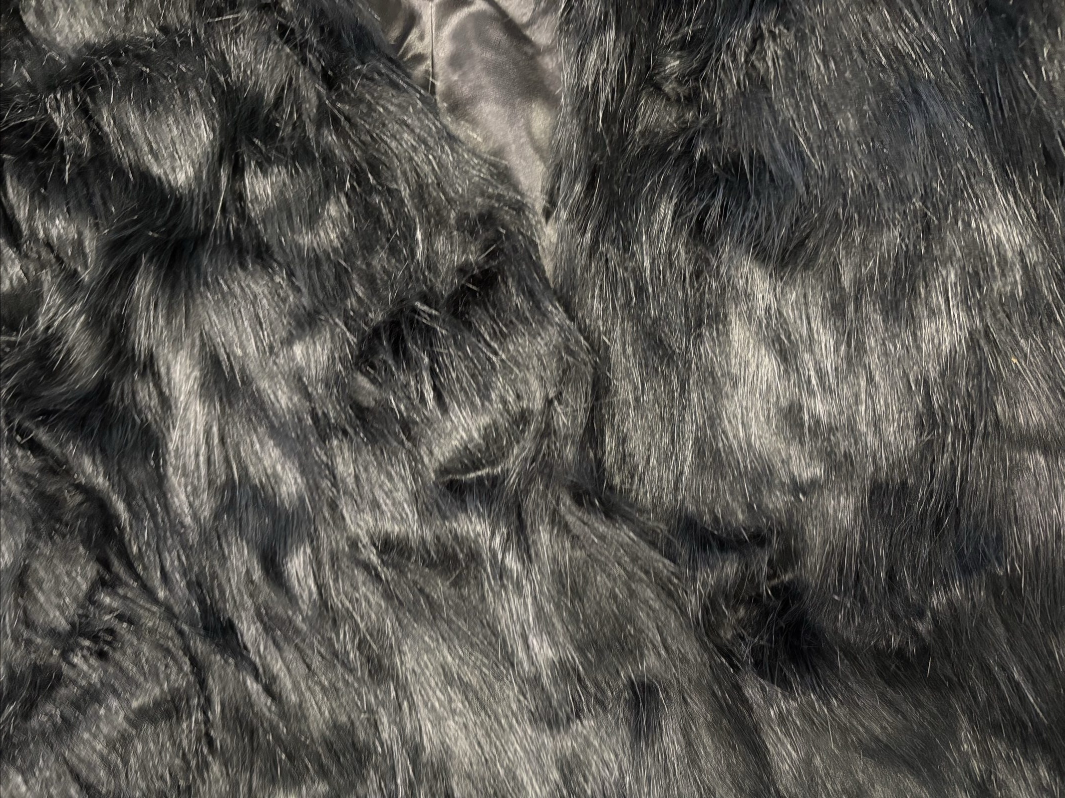 Cotton Traders Black Faux Fur coat 18 image 2