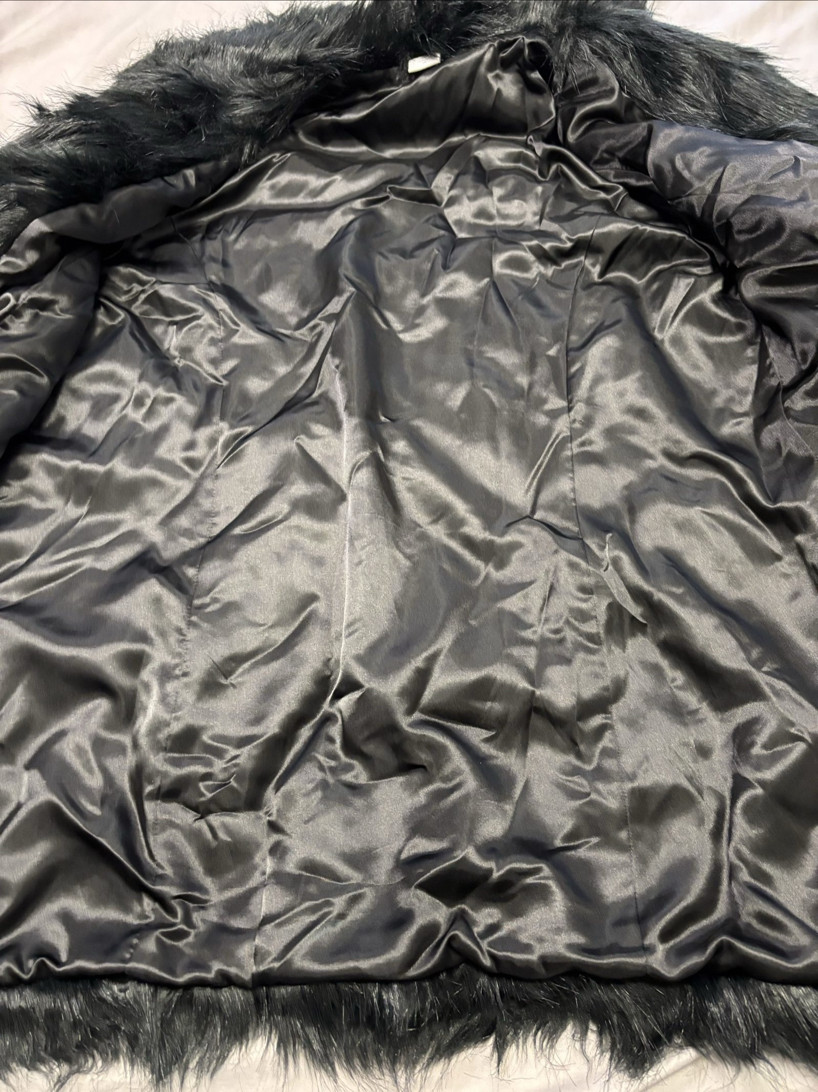 Cotton Traders Black Faux Fur coat 18 image 5