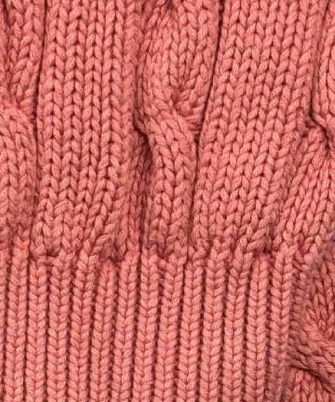 Jumpers Pink Cable Knit Cotton Jumper Women’s M image 9
