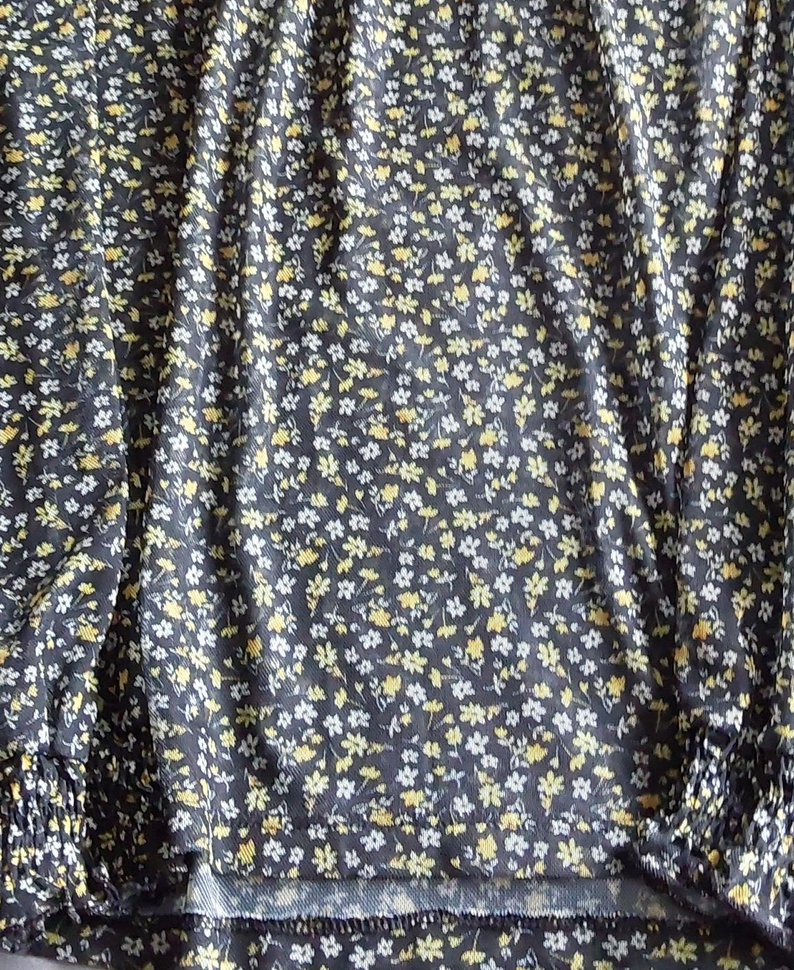 Papaya Black & Yellow Floral Rayon Blend Blouse UK 12 New Ladies Womans image 7