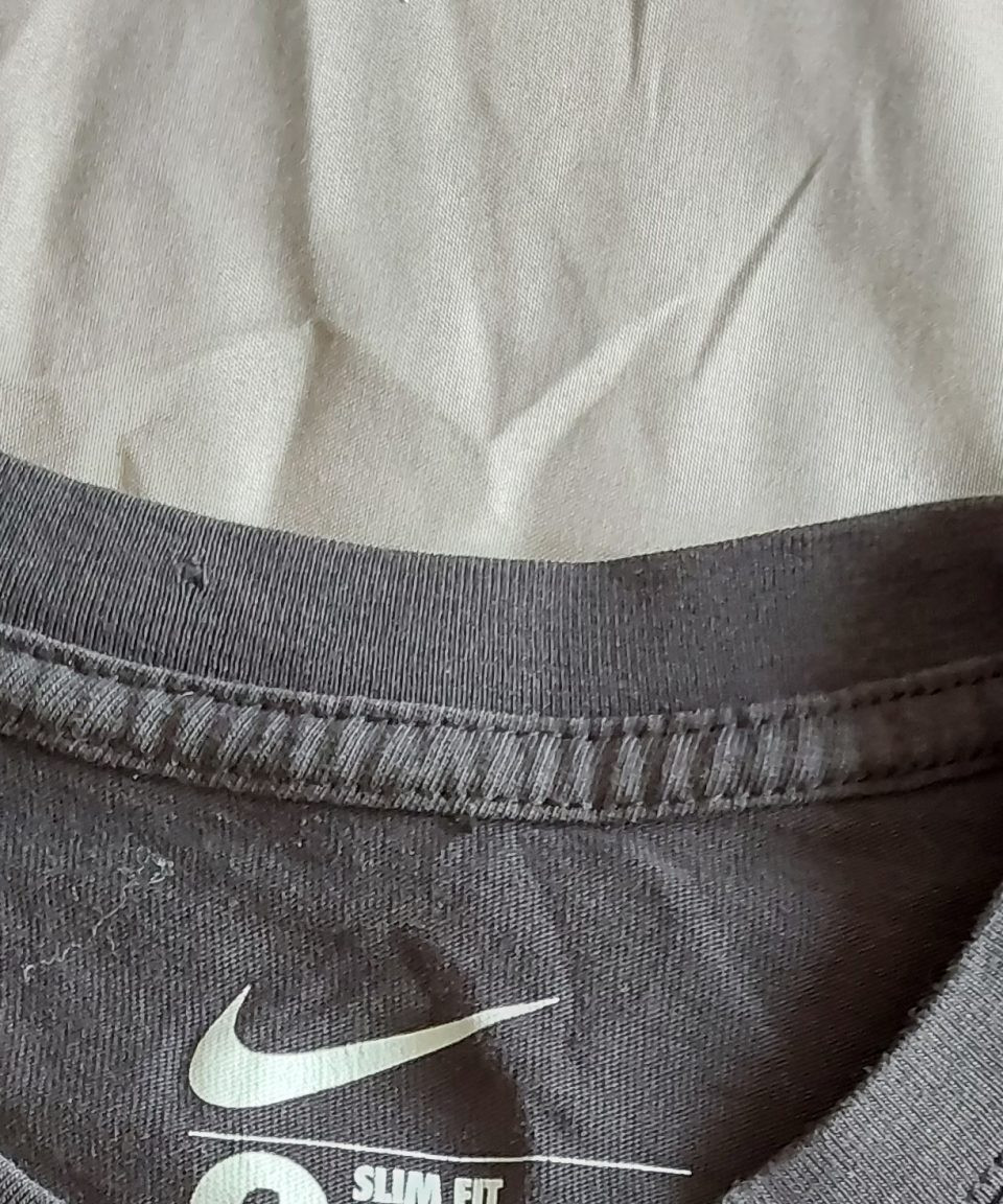 Nike Black Slim Fit Inter Milan T-Shirt Small Cotton Football Soccer image 7