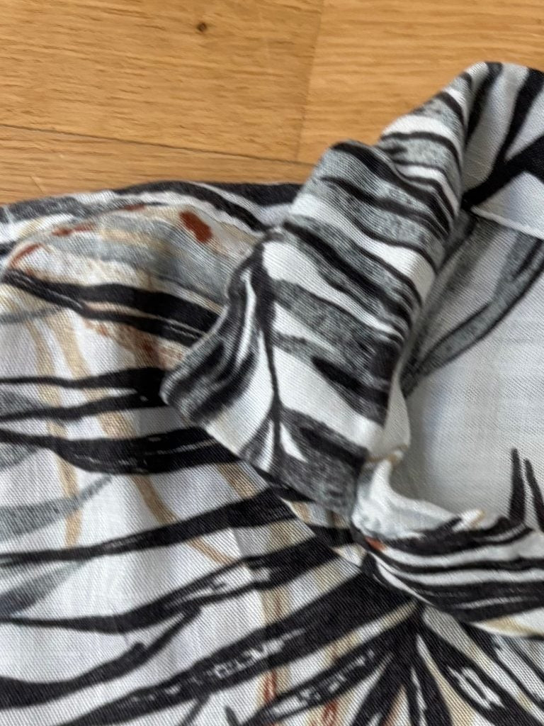 Clayton Hemd Kurzarm Palmenprint Grau Braun Easy Fit M image 10
