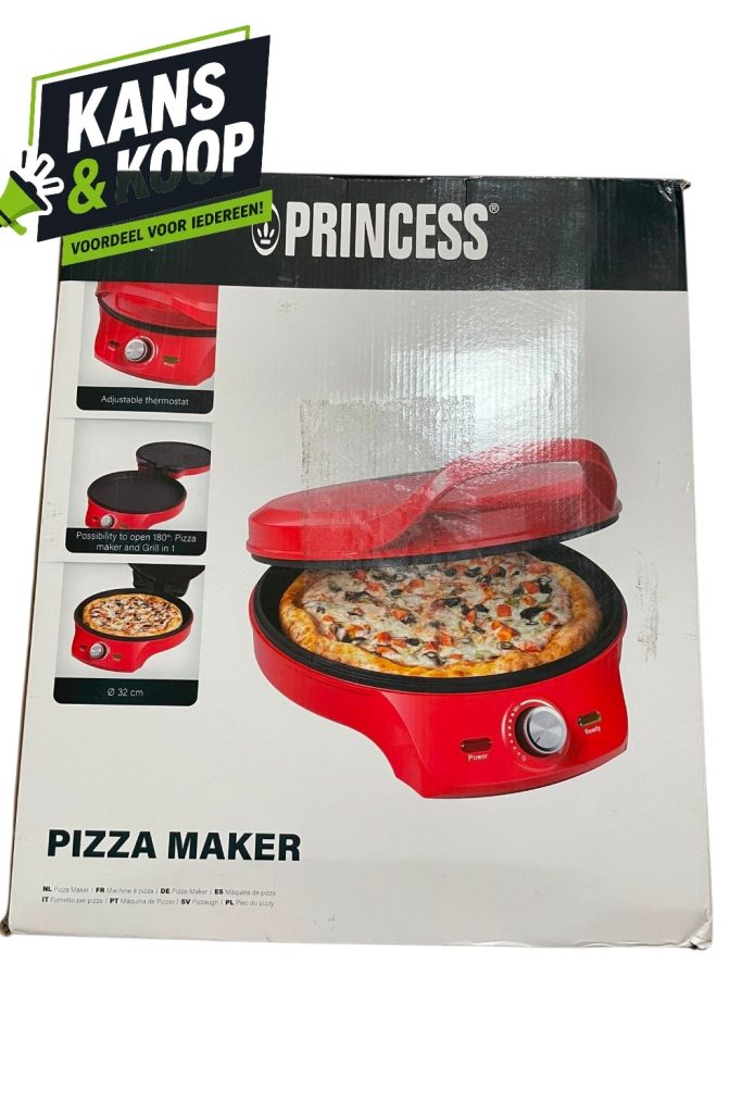 Princess Pizza Maker Elektrische Grill 2in1