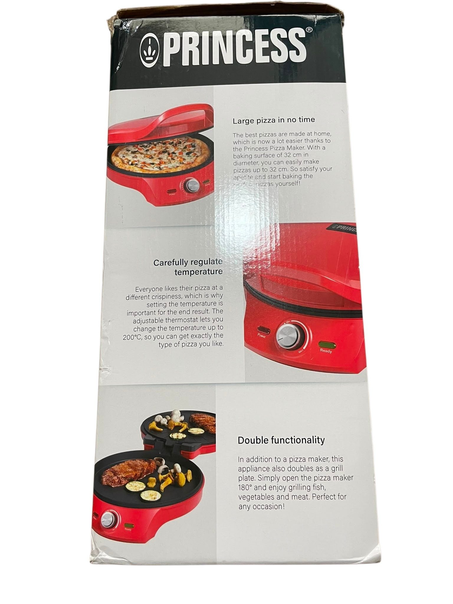 Princess Pizza Maker Elektrische Grill 2in1 image 2