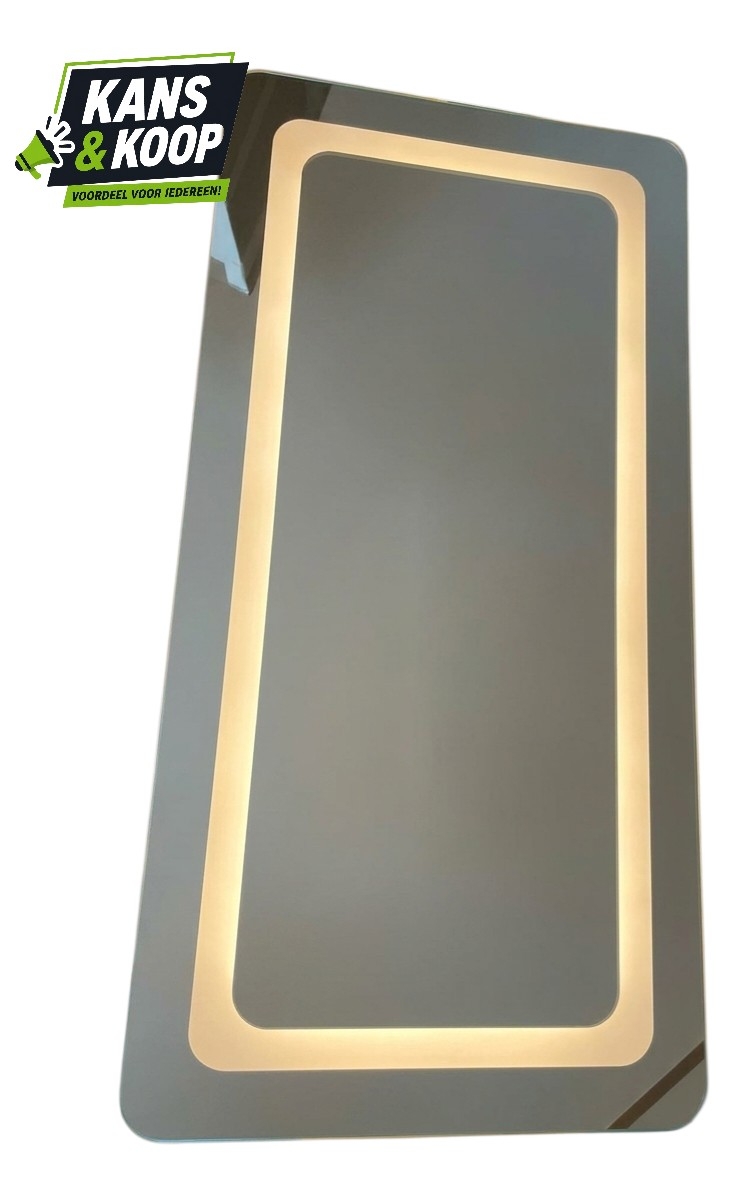 LED Badkamerspiegel / Wandspiegel met Verlichting (40 x 80 cm)