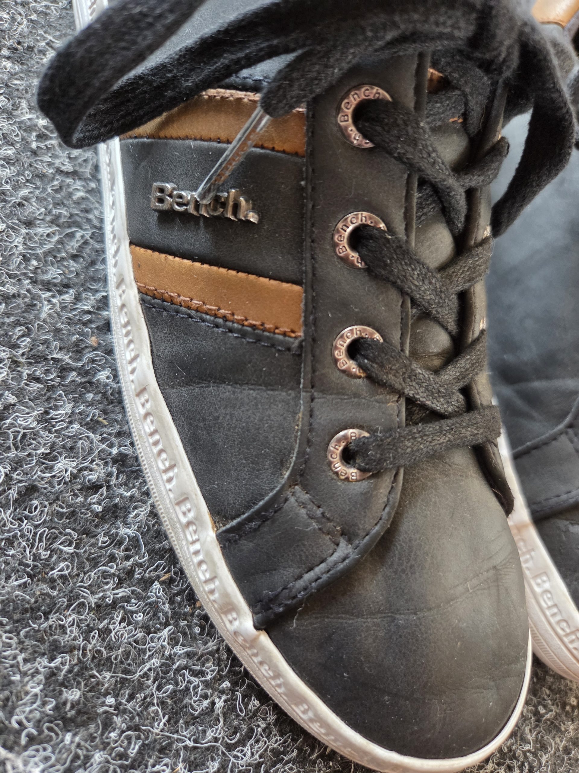 Bench Grainger Classic Women's Trainers Black Tan UK 5 image 3
