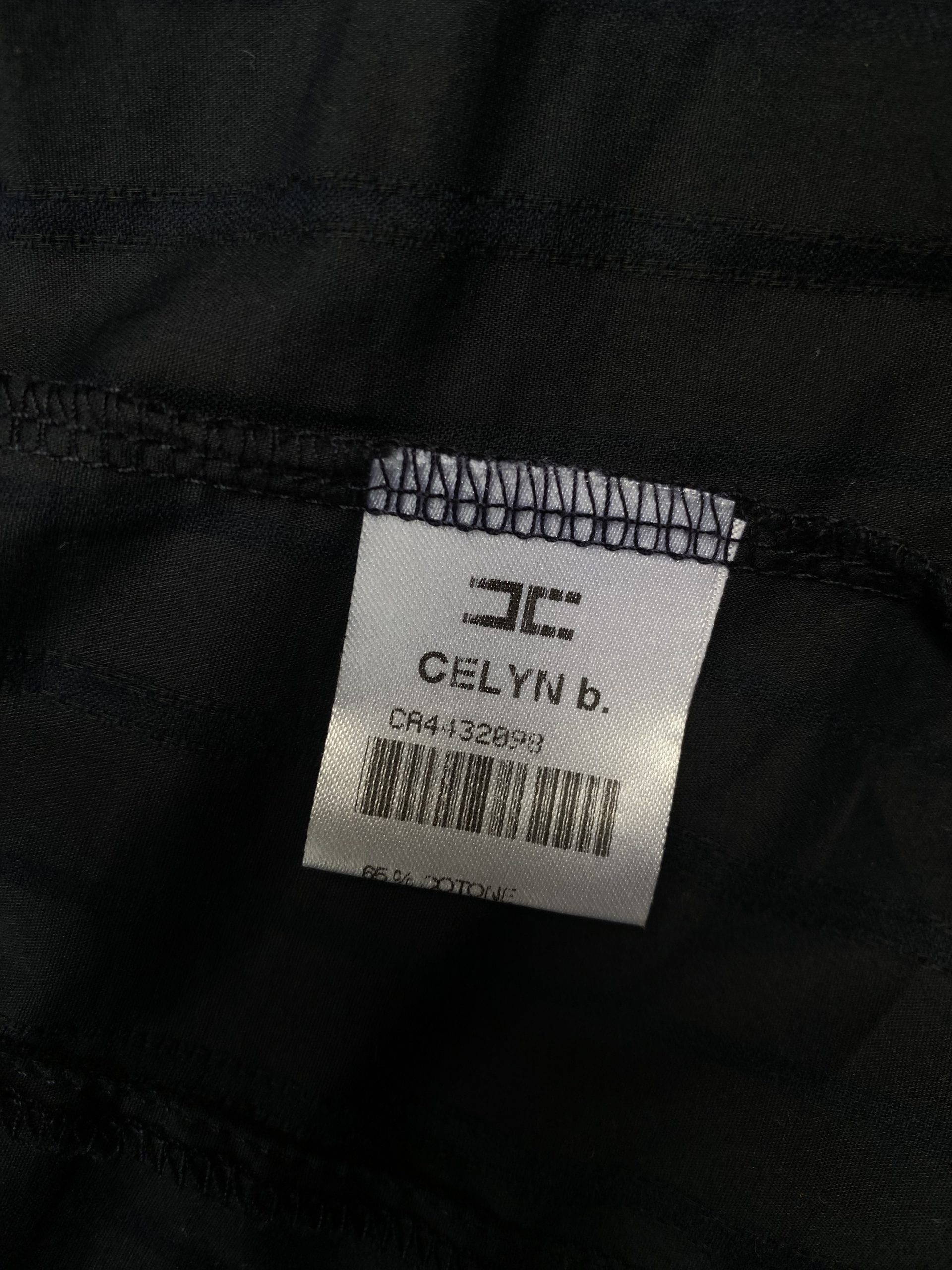 Celyn B. Women's Black Button-Up Shirt Size 40 Cotton image 5