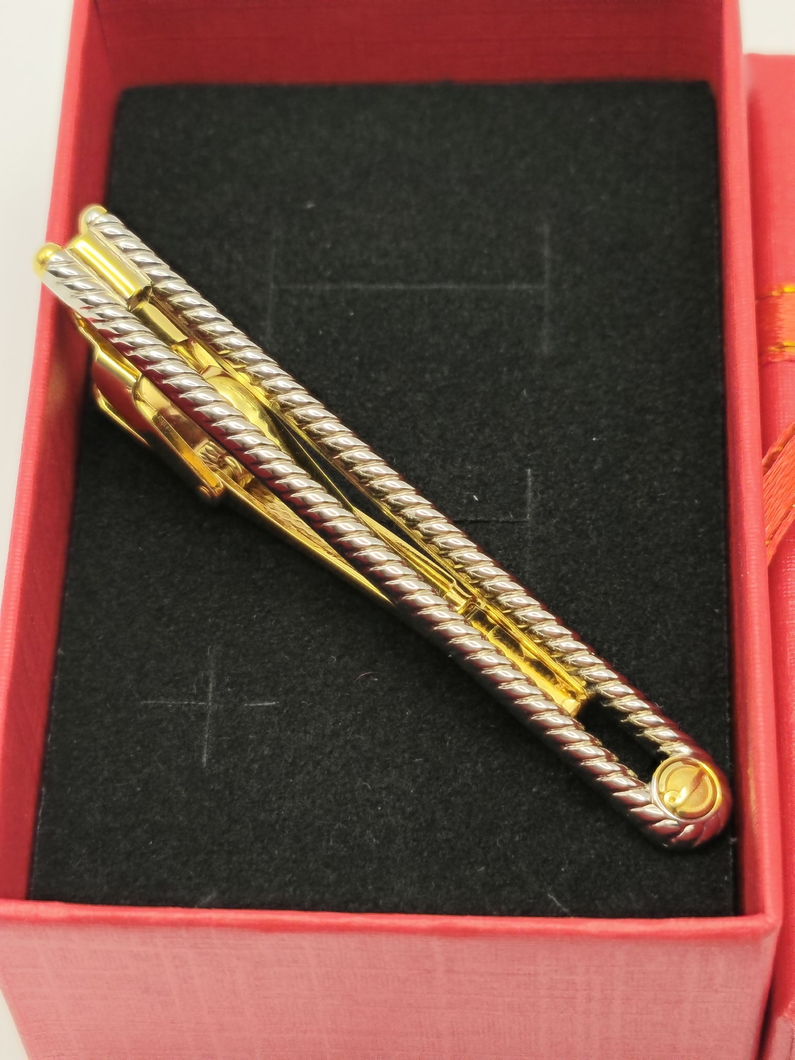 Dunhill Silver & Gold tone Men's Tie Clip Other image 2