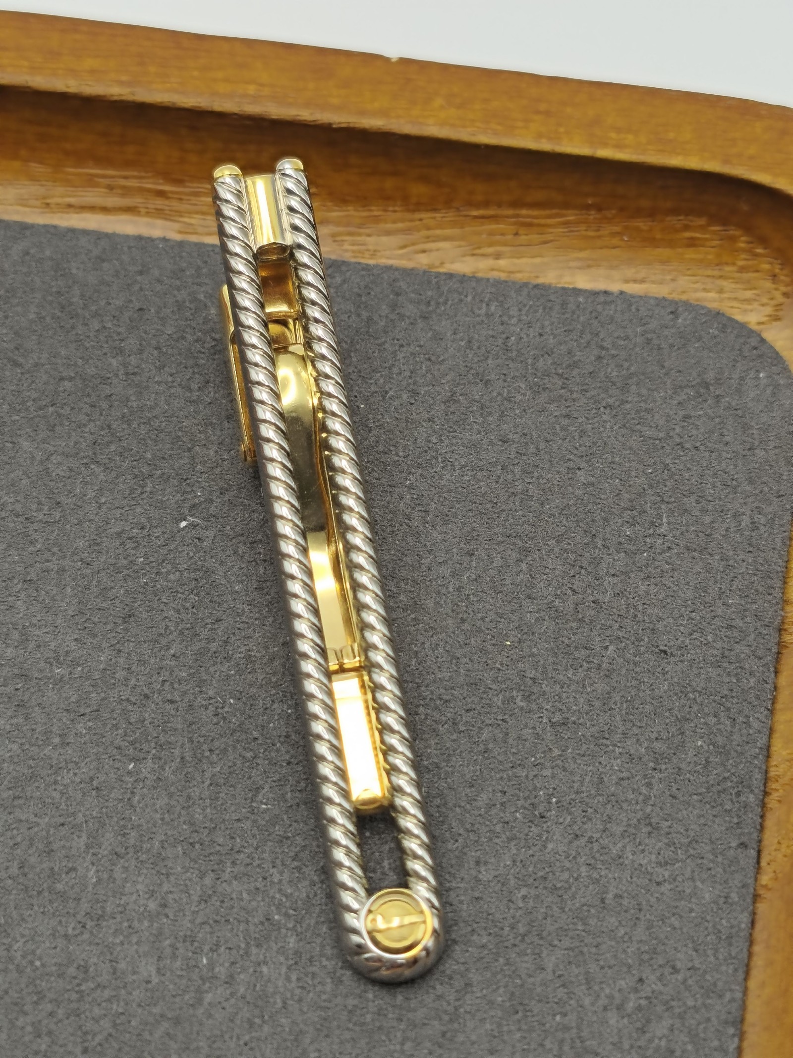 Dunhill Silver & Gold tone Men's Tie Clip Other image 3