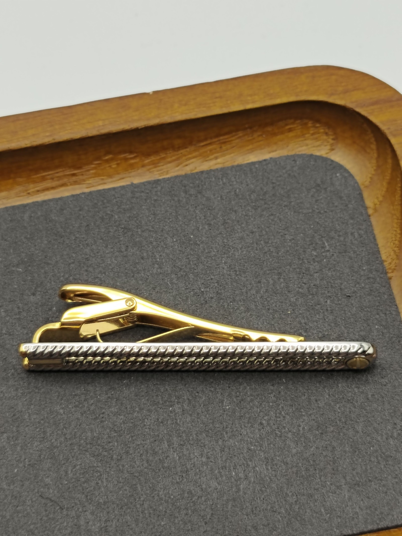 Dunhill Silver & Gold tone Men's Tie Clip Other image 4