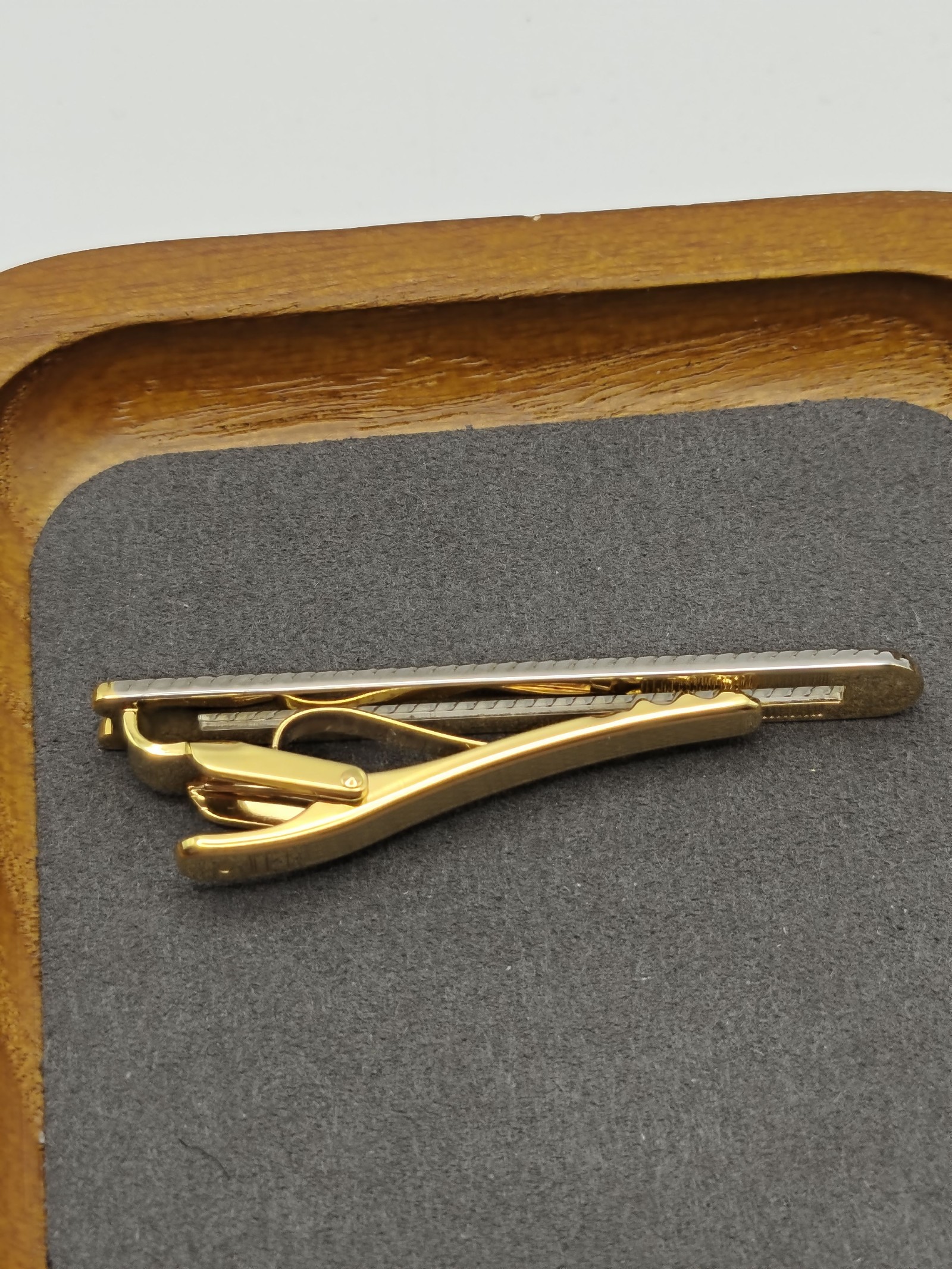 Dunhill Silver & Gold tone Men's Tie Clip Other image 5