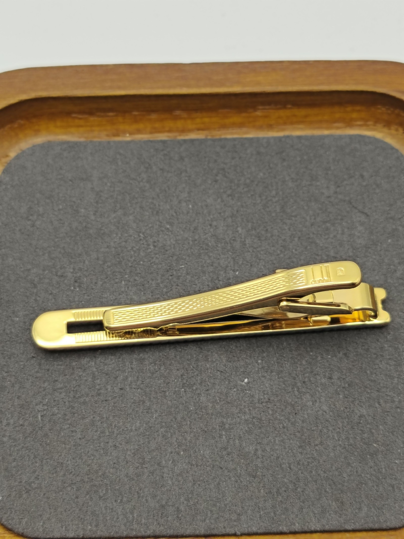Dunhill Silver & Gold tone Men's Tie Clip Other image 6