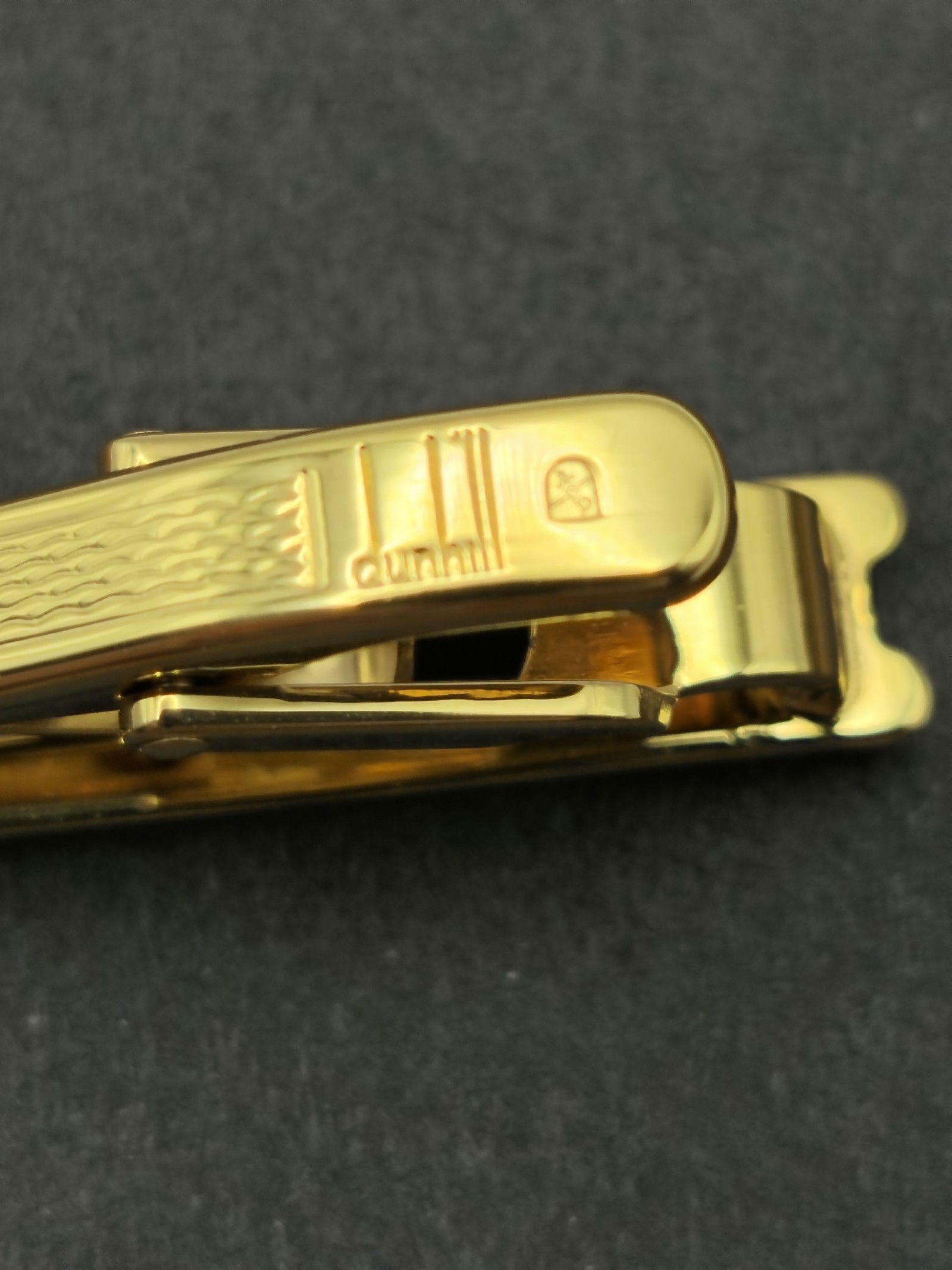 Dunhill Silver & Gold tone Men's Tie Clip Other image 7