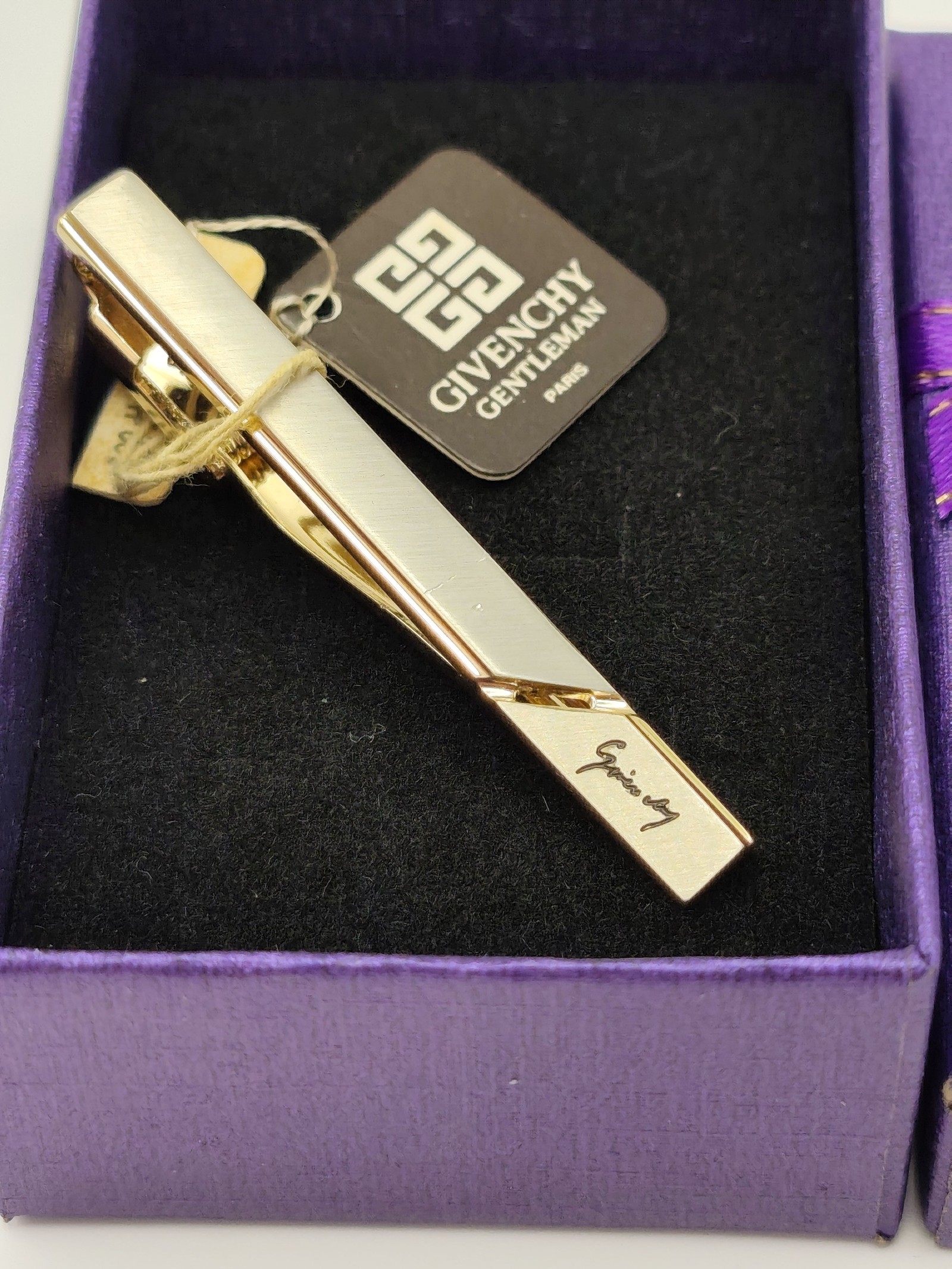 Givenchy Gold Tone Gentleman Tie Clip Other image 2