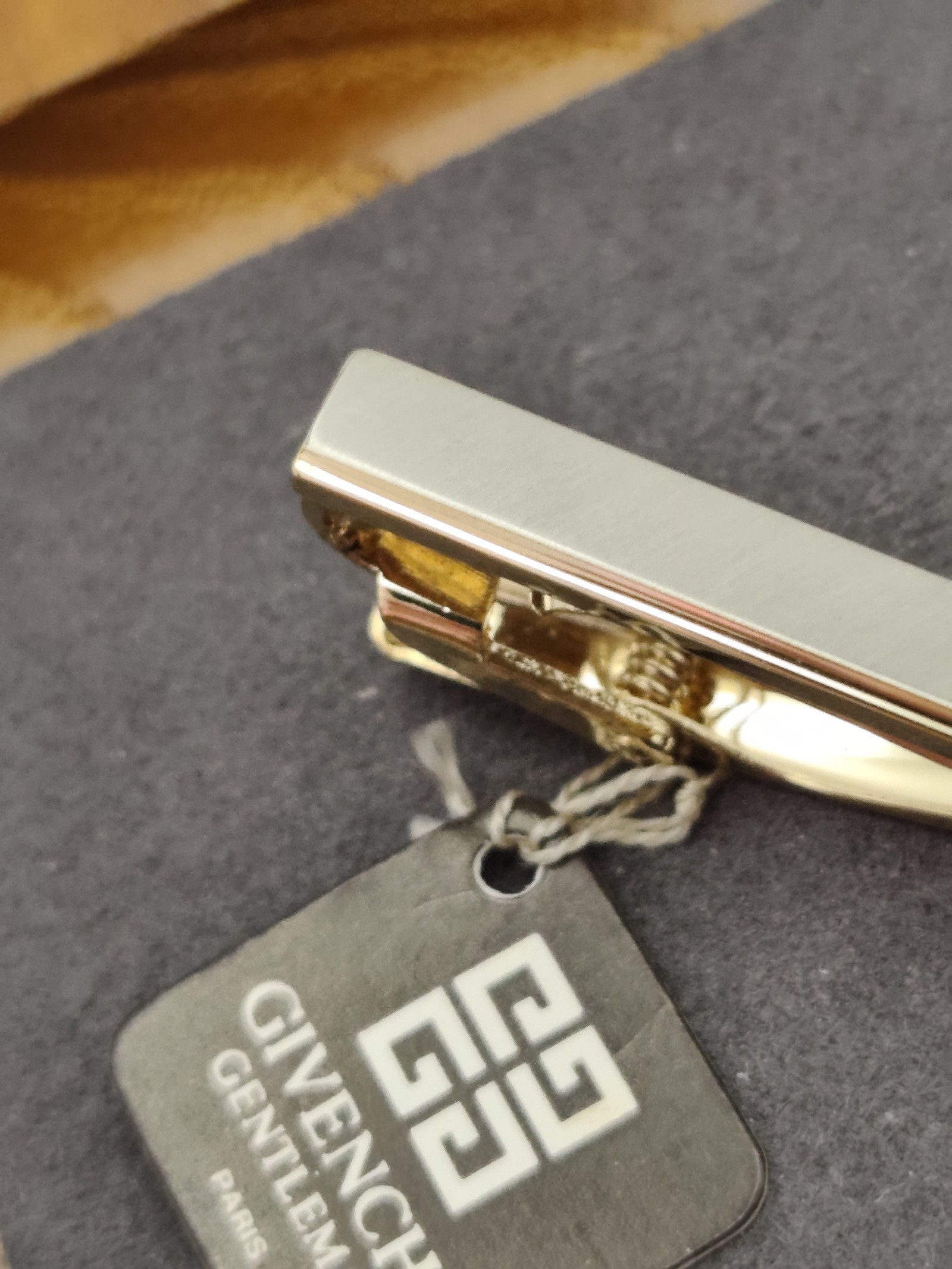 Givenchy Gold Tone Gentleman Tie Clip Other image 6