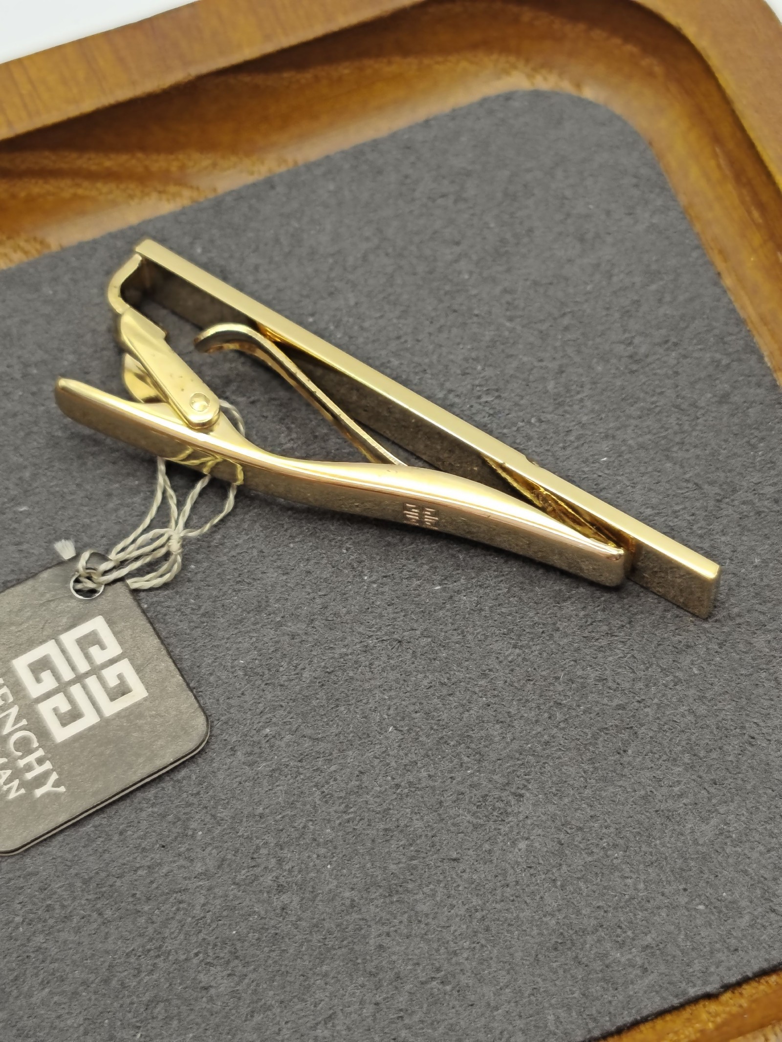 Givenchy Gold Tone Gentleman Tie Clip Other image 7