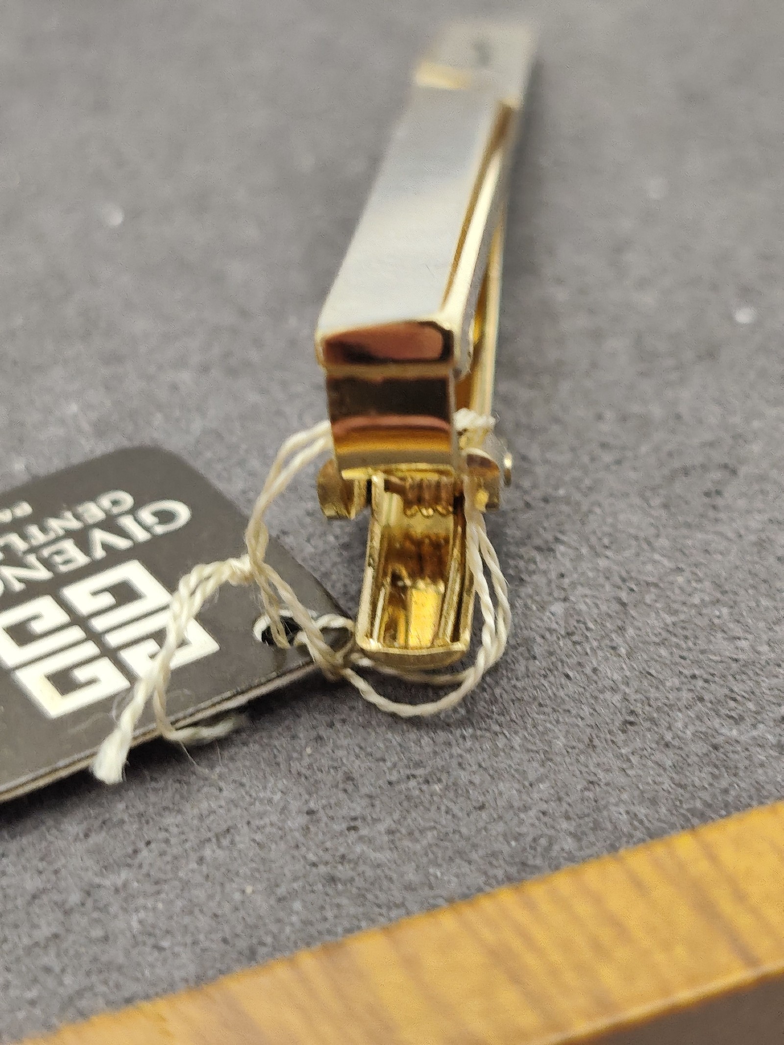 Givenchy Gold Tone Gentleman Tie Clip Other image 10