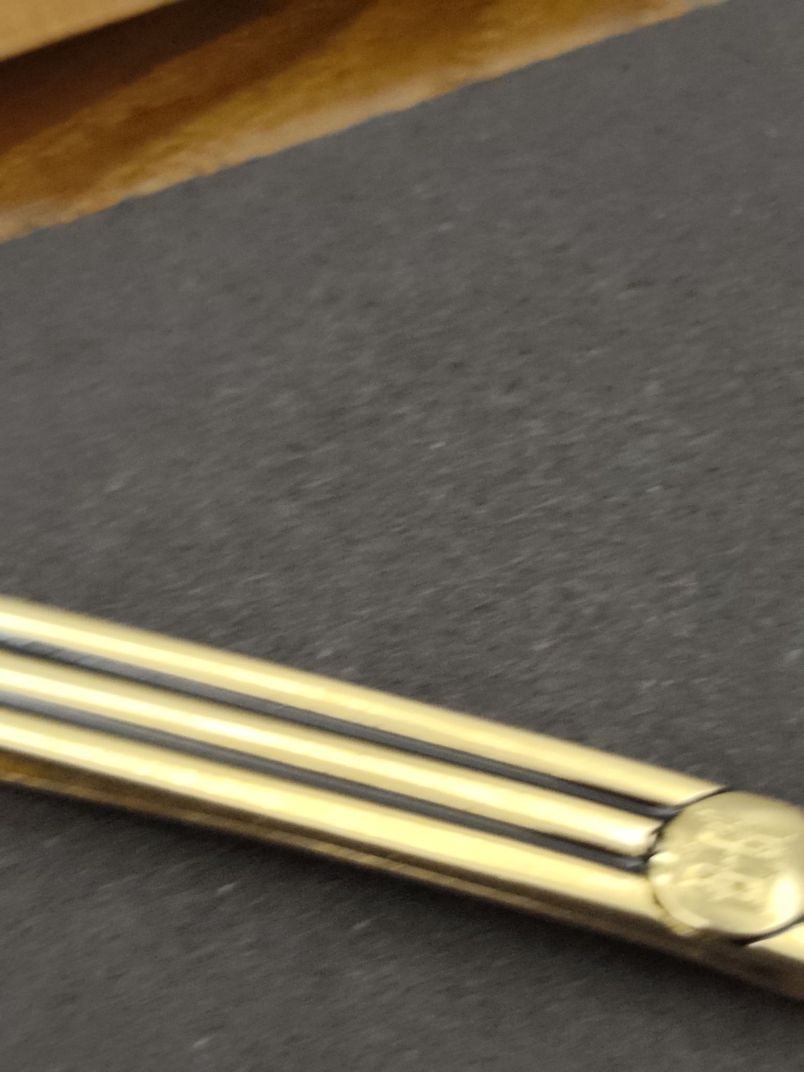 Givenchy Gold Tone Striped Men’s Tie Clip image 6
