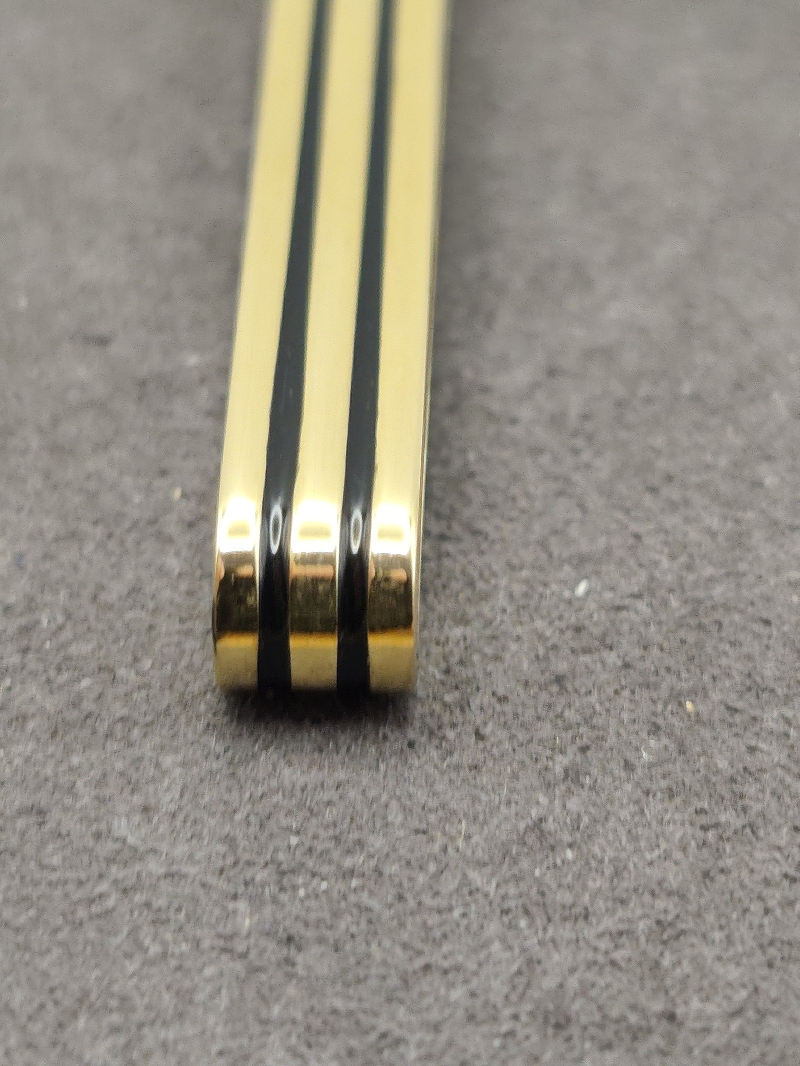 Givenchy Gold Tone Striped Men’s Tie Clip image 10
