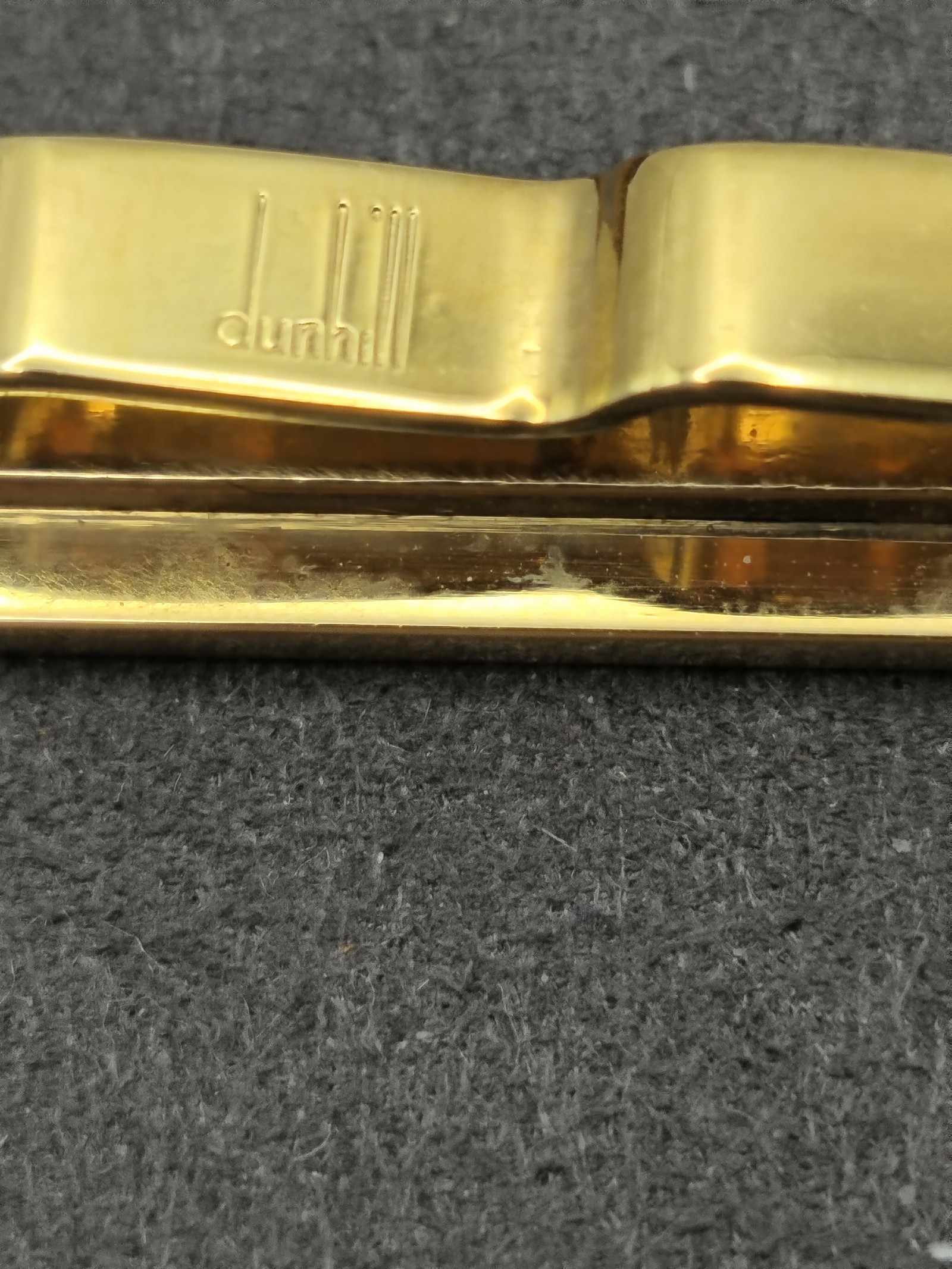 Dunhill Men Gold & Silver Tone Tie Clip with Gift Box Other image 3
