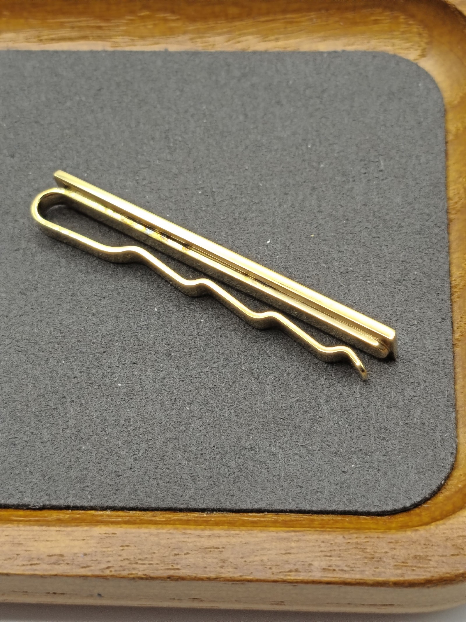 Dunhill Men Gold & Silver Tone Tie Clip with Gift Box Other image 8