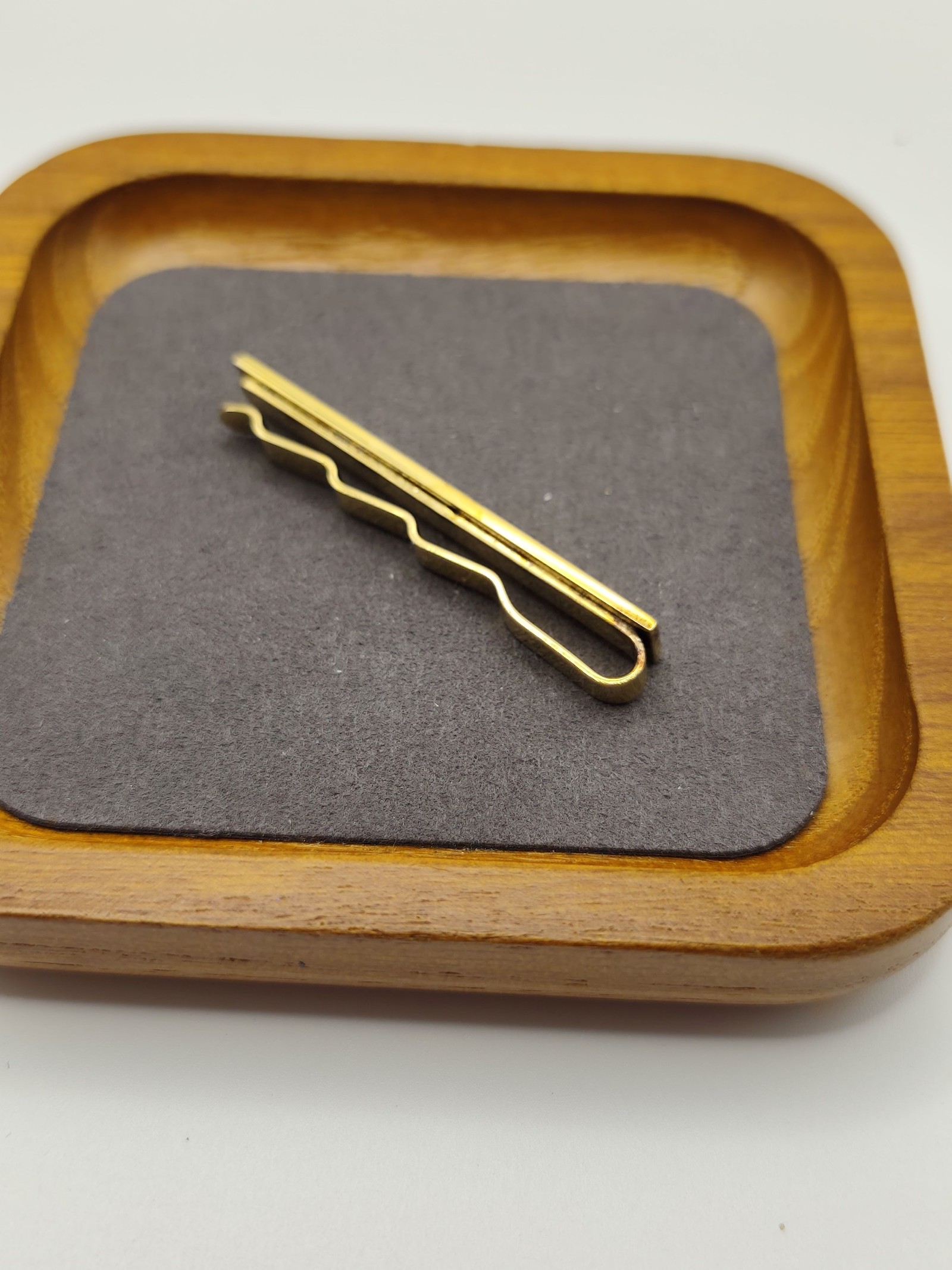 Dunhill Men Gold & Silver Tone Tie Clip with Gift Box Other image 9
