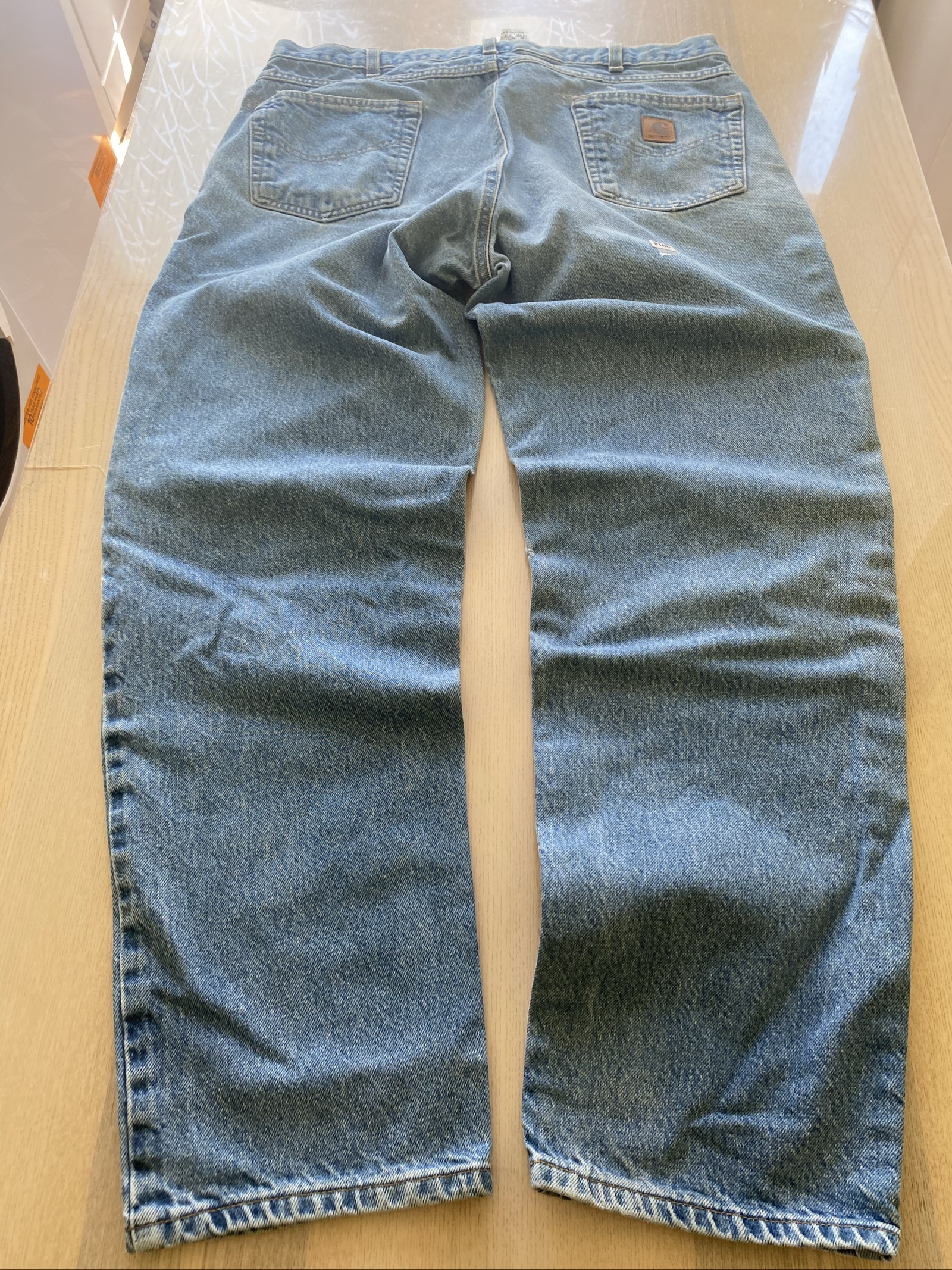 Carhartt Baggy Jeans W38 L32 Blue Loose Fit Skate Y2K Vintage #1AC