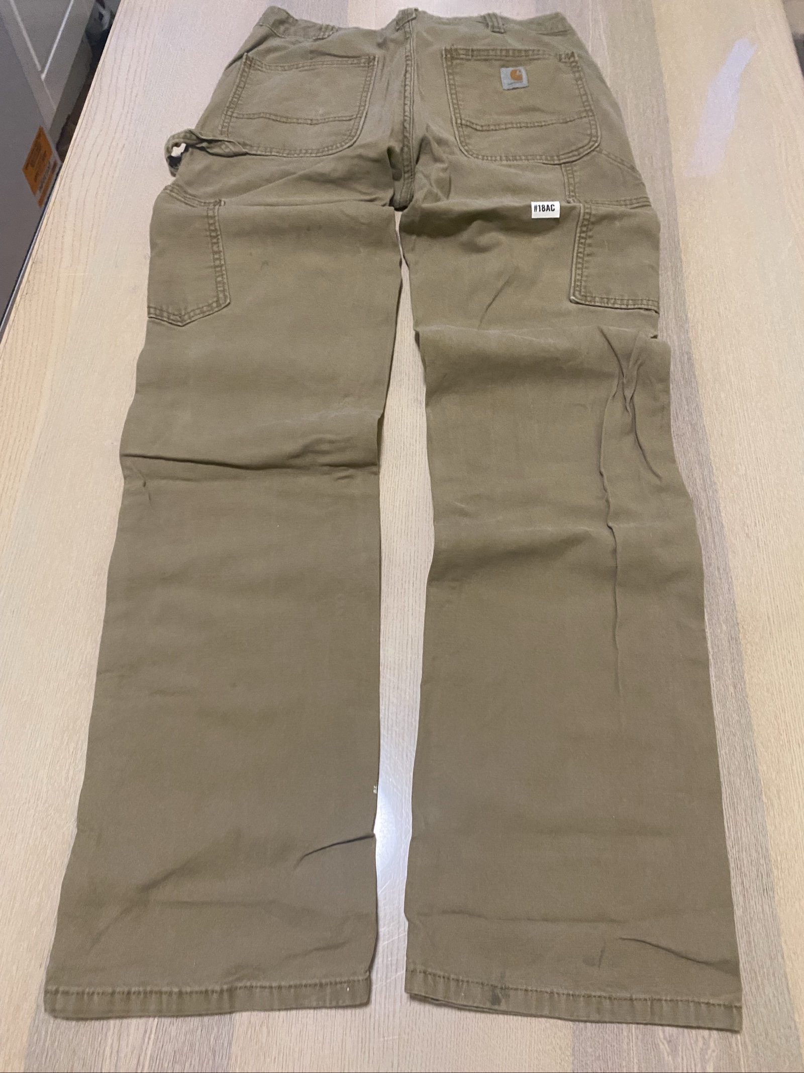 Carhartt Baggy Jeans W30 L32 Beige Loose Fit Skate Y2K Vintage #18AC