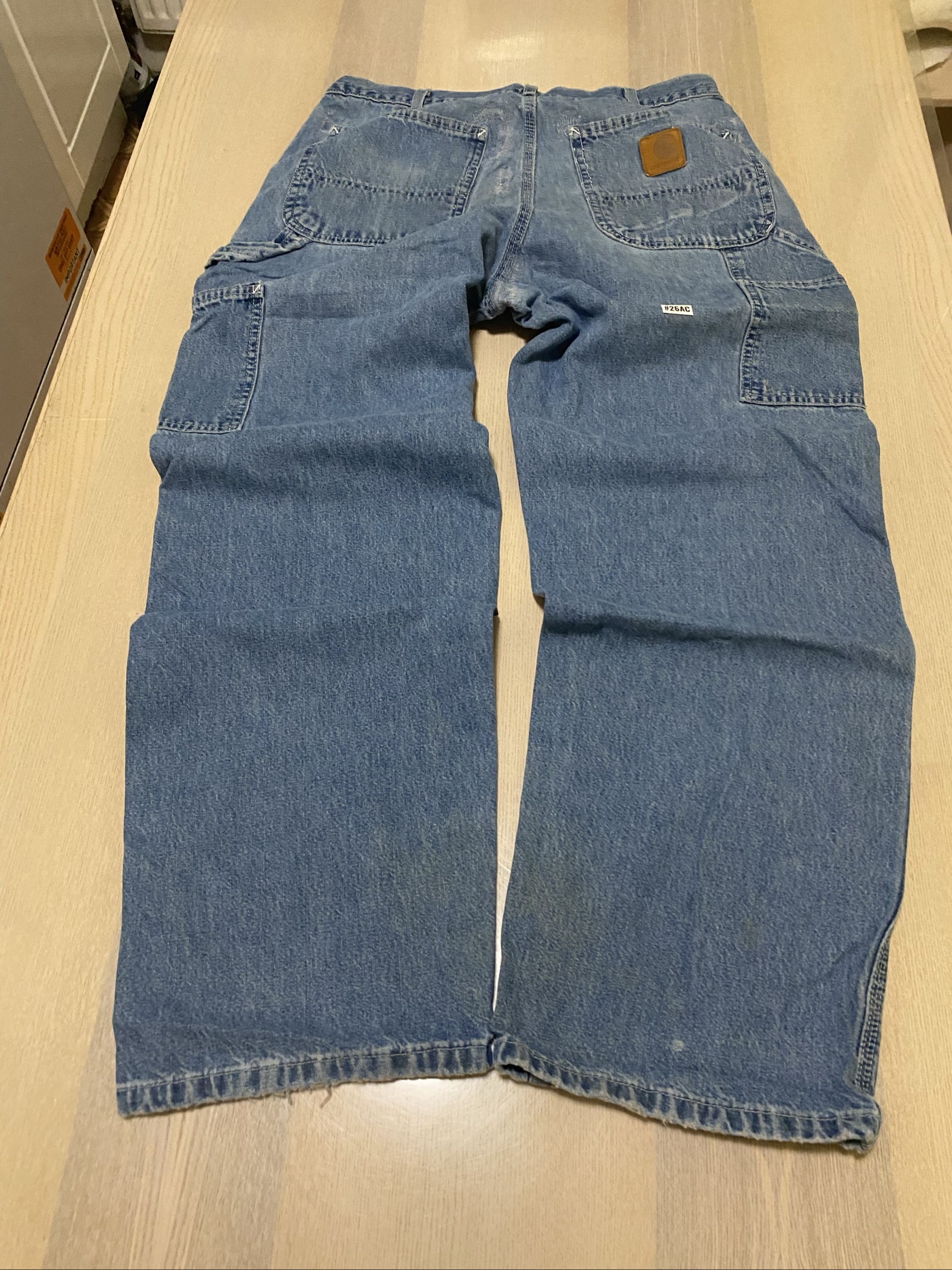 Carhartt Baggy Jeans W32 L30 Blue Loose Fit Skate Y2K Vintage #26AC