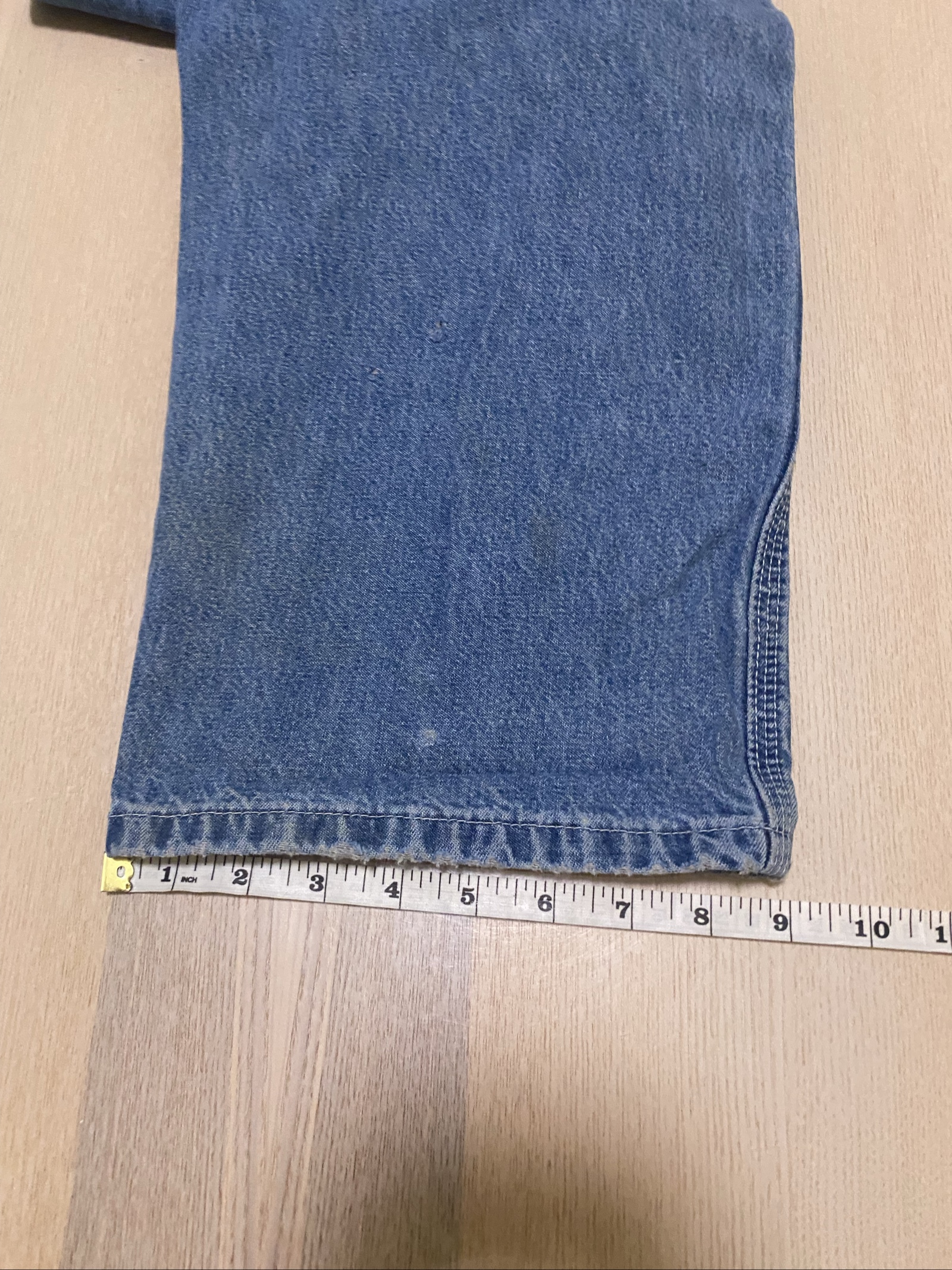 Carhartt Baggy Jeans W32 L30 Blue Loose Fit Skate Y2K Vintage #26AC image 5