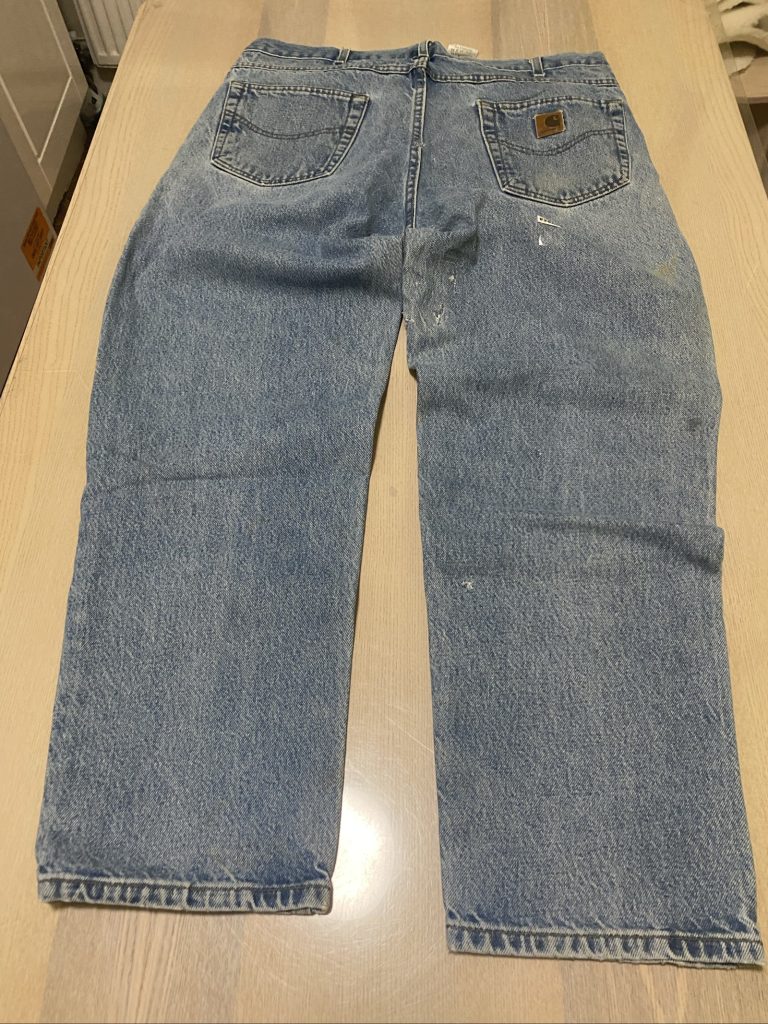 Carhartt Baggy Jeans W38 L30 Blue Loose Fit Skate Y2K Vintage #28AC